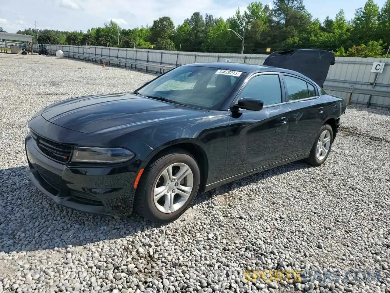 1 Photograph of a damaged car 2C3CDXBG1NH258927 DODGE CHARGER 2022