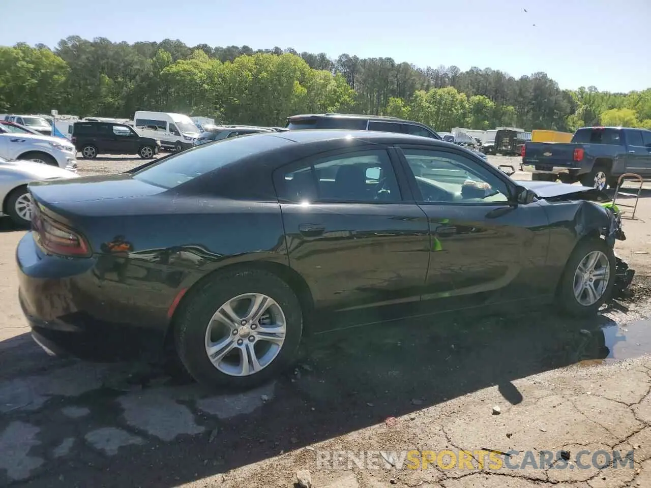 3 Photograph of a damaged car 2C3CDXBG1NH258944 DODGE CHARGER 2022