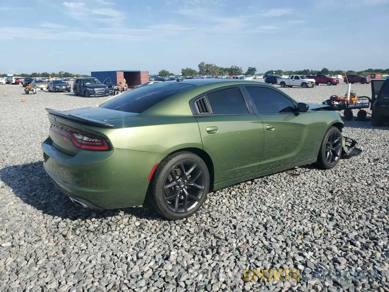 3 Photograph of a damaged car 2C3CDXBG2NH125965 DODGE CHARGER 2022