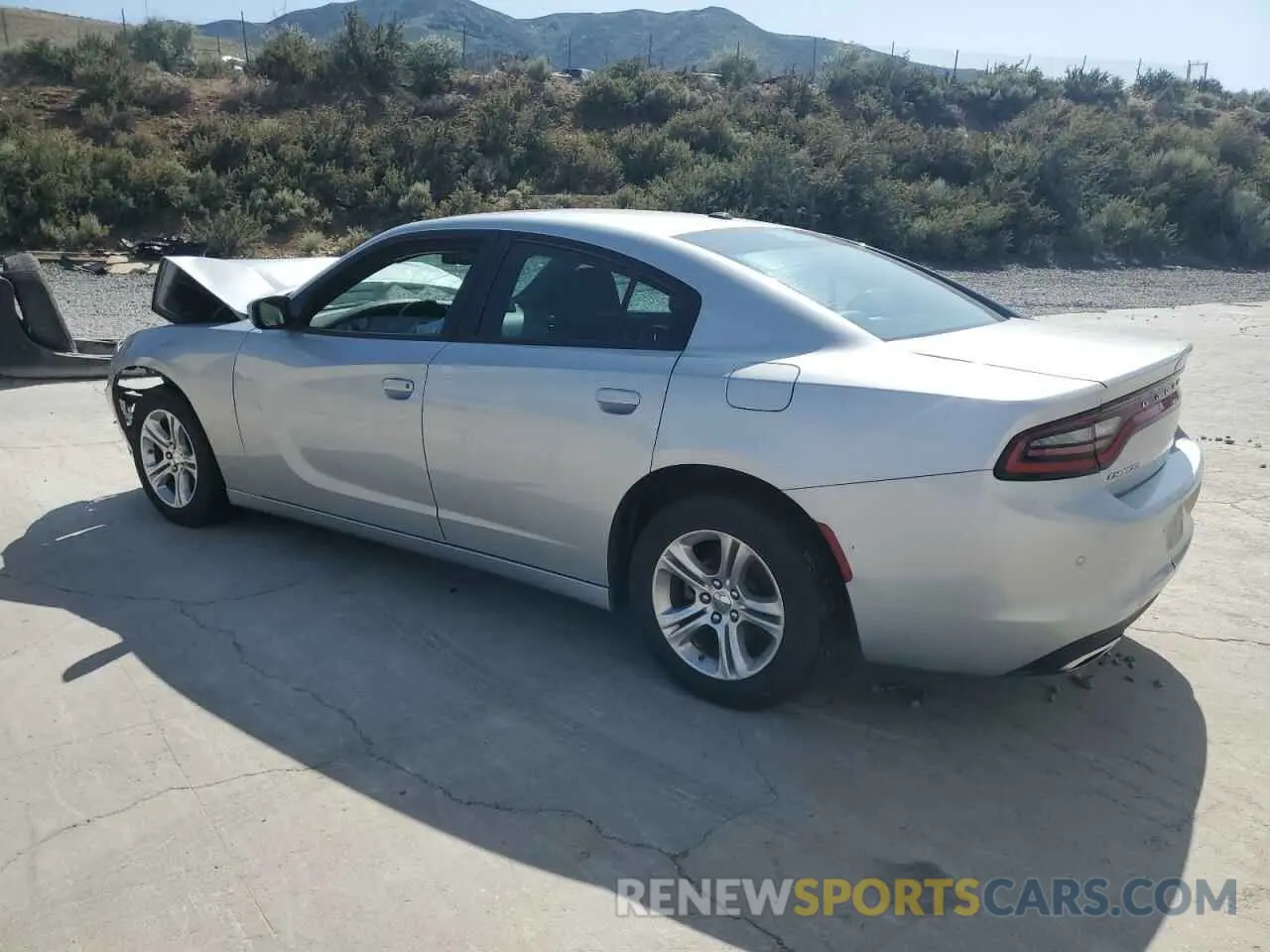 2 Photograph of a damaged car 2C3CDXBG2NH129398 DODGE CHARGER 2022