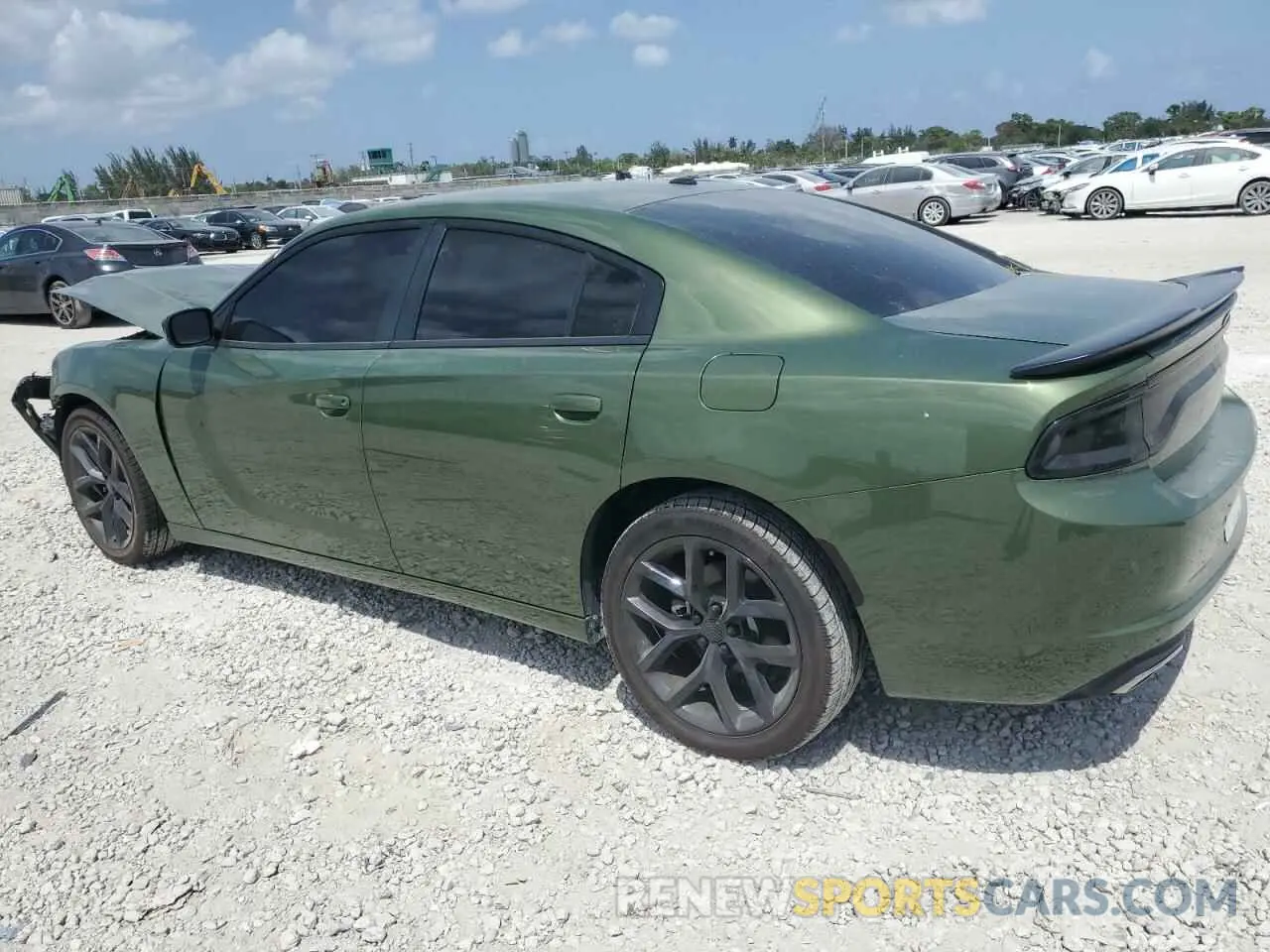 2 Photograph of a damaged car 2C3CDXBG2NH150140 DODGE CHARGER 2022