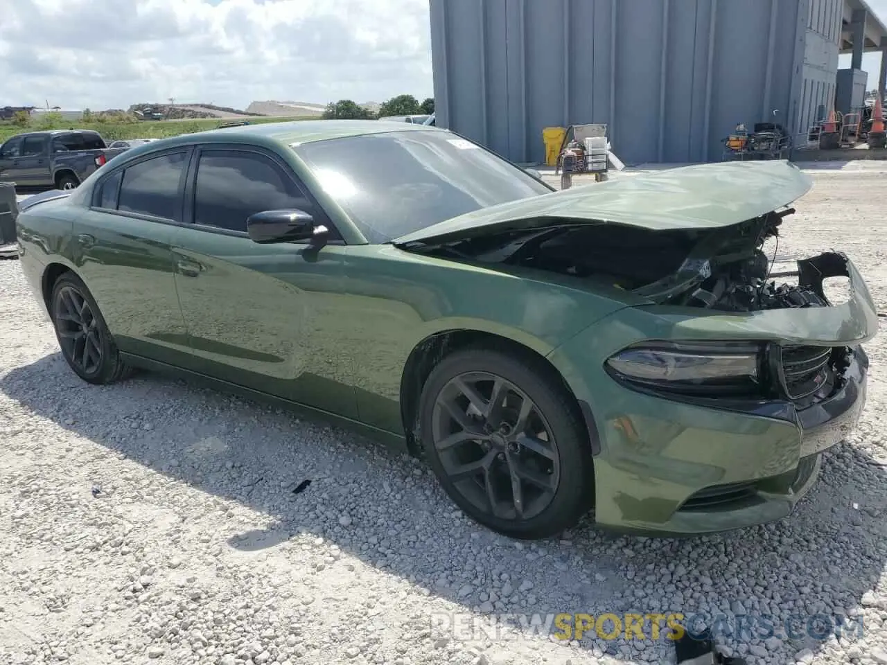 4 Photograph of a damaged car 2C3CDXBG2NH150140 DODGE CHARGER 2022