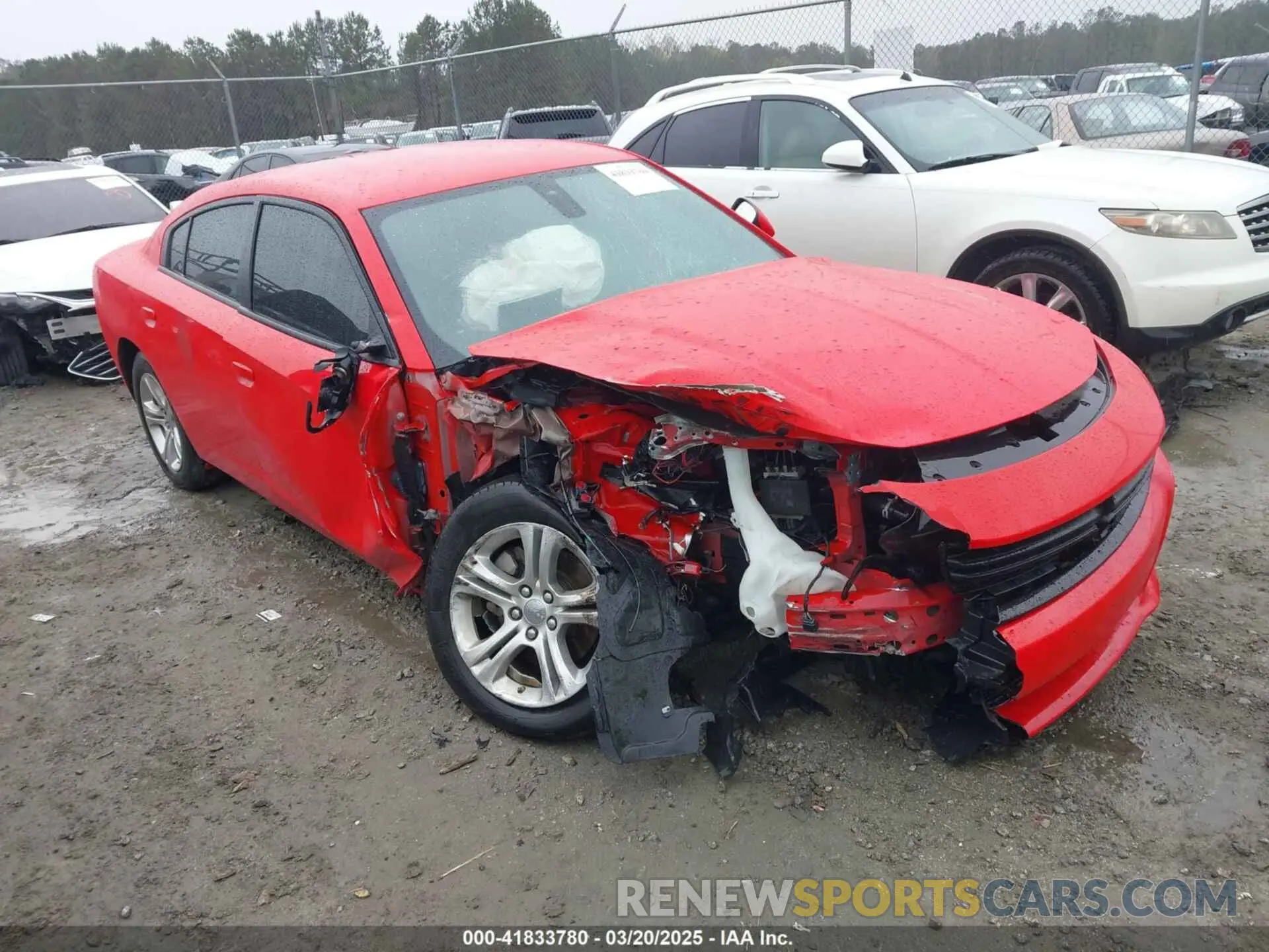 1 Photograph of a damaged car 2C3CDXBG2NH162319 DODGE CHARGER 2022