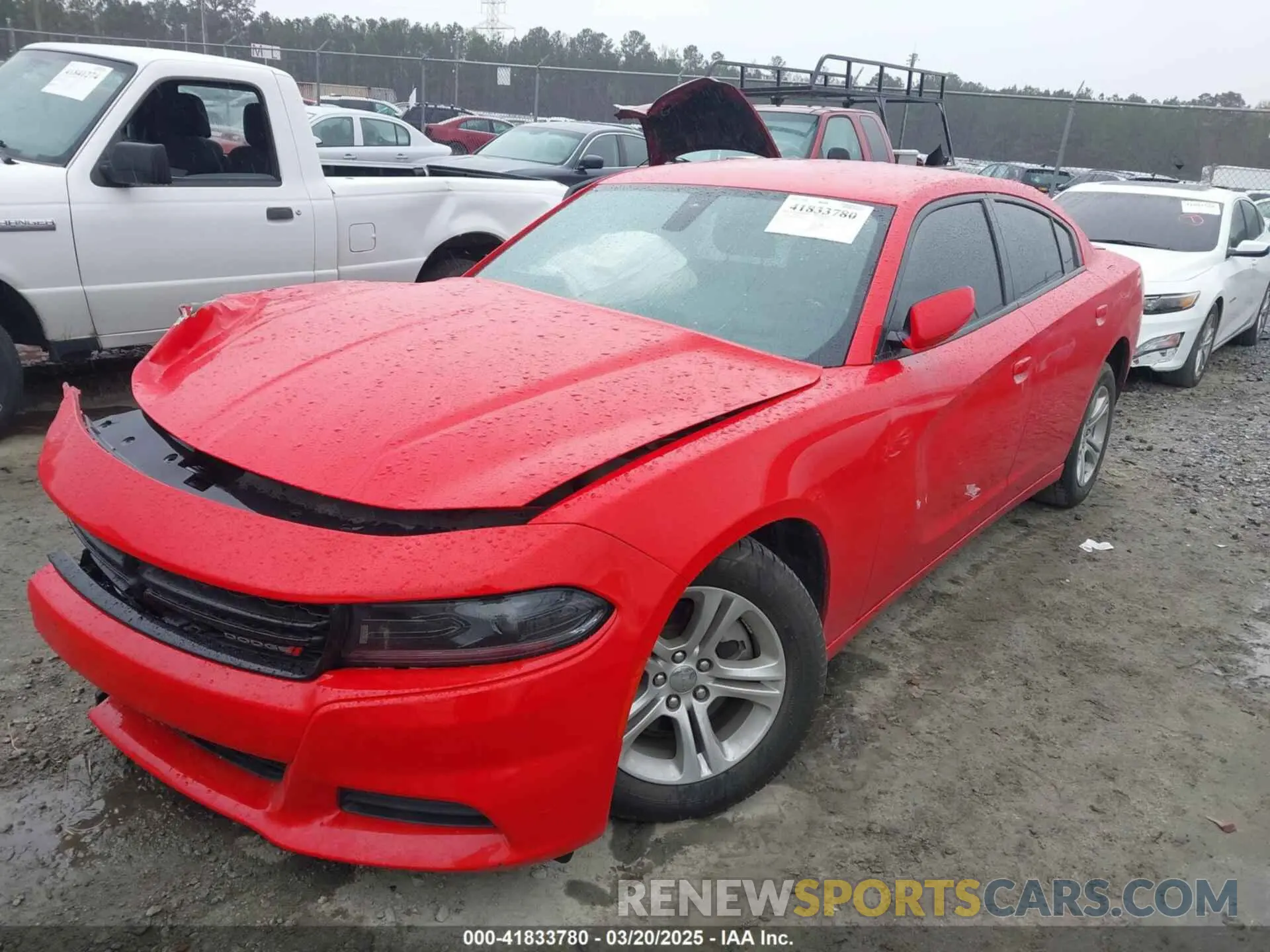 2 Photograph of a damaged car 2C3CDXBG2NH162319 DODGE CHARGER 2022