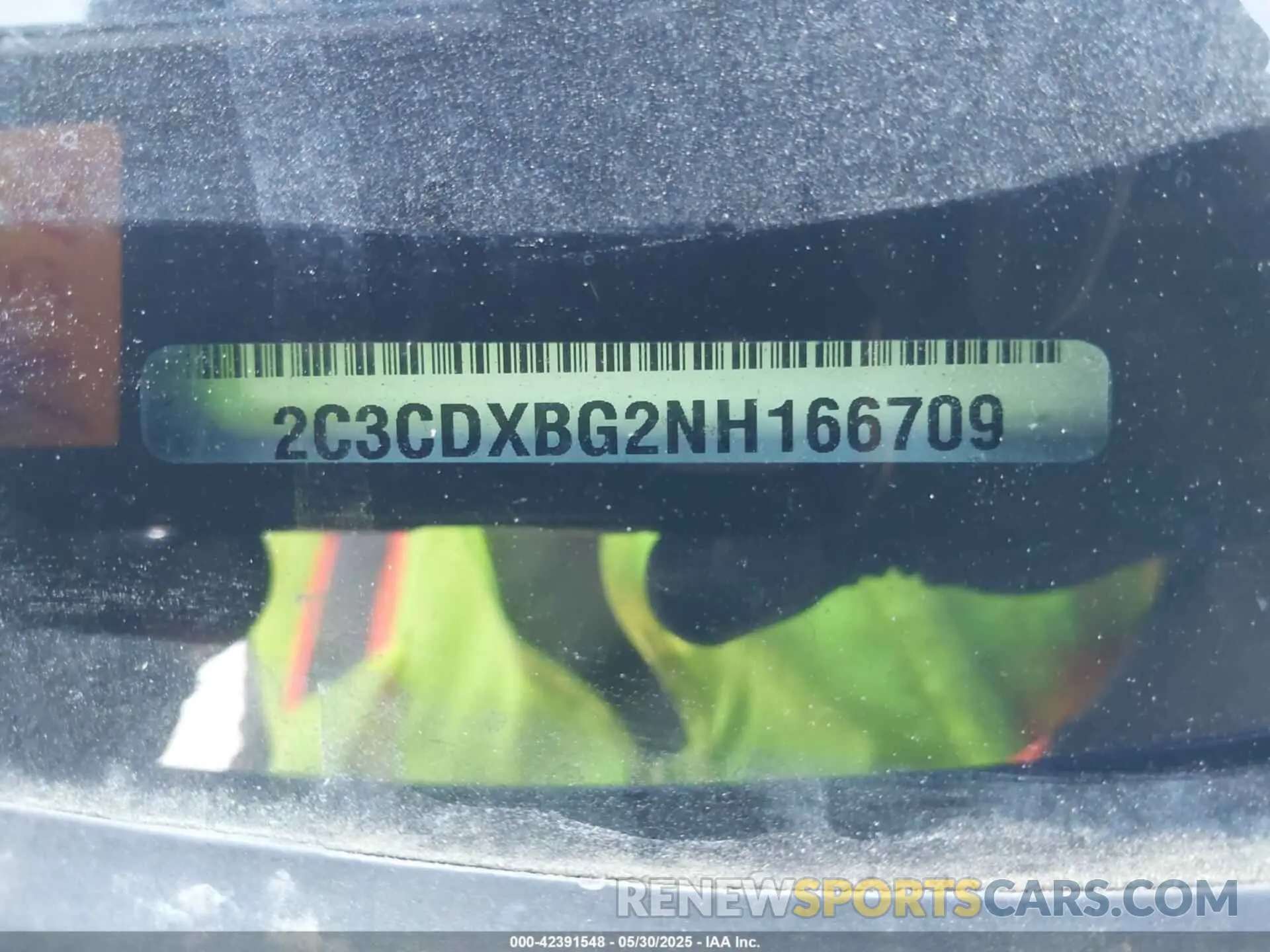 9 Photograph of a damaged car 2C3CDXBG2NH166709 DODGE CHARGER 2022