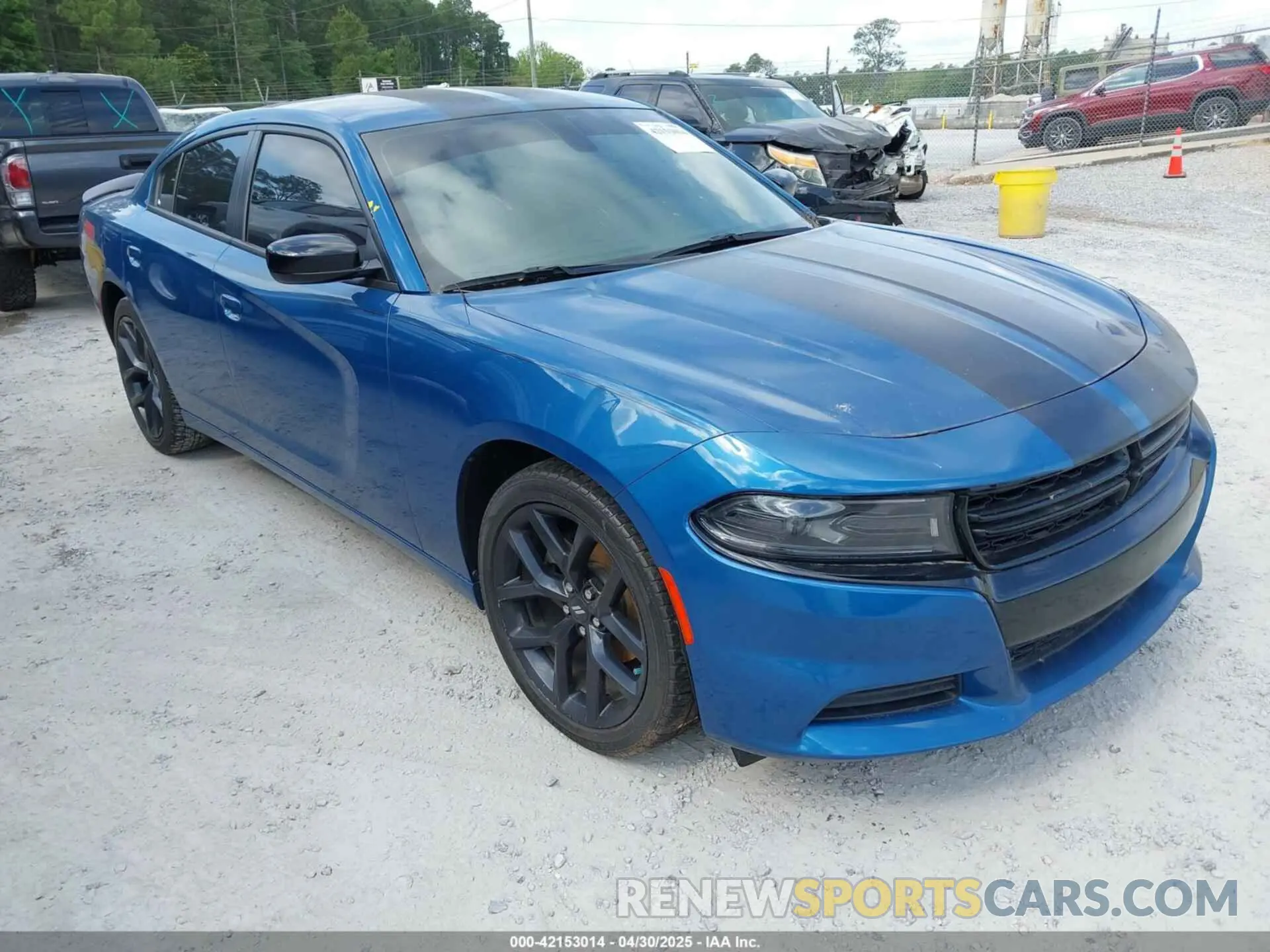 1 Photograph of a damaged car 2C3CDXBG2NH176284 DODGE CHARGER 2022