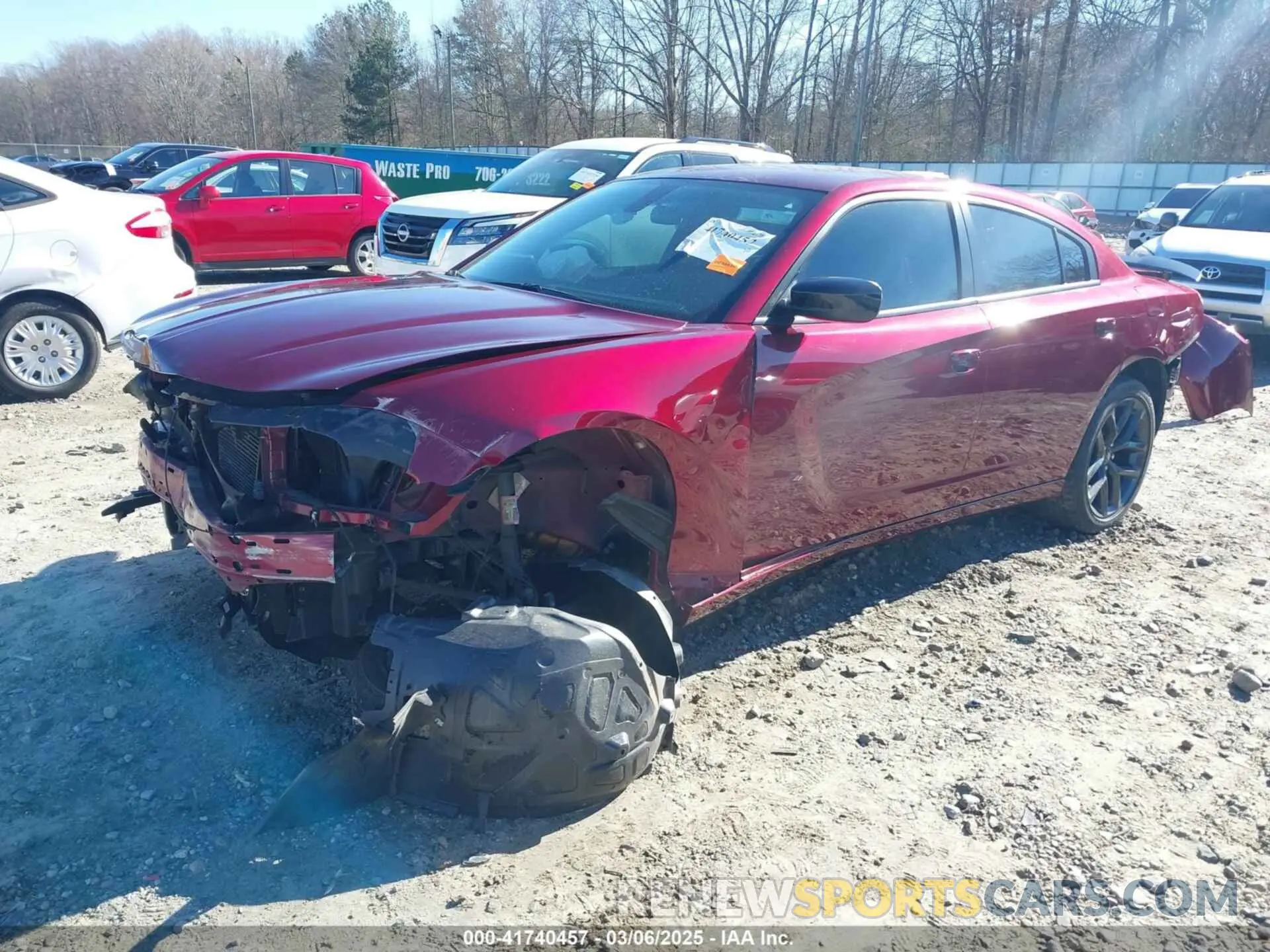 2 Photograph of a damaged car 2C3CDXBG2NH178746 DODGE CHARGER 2022