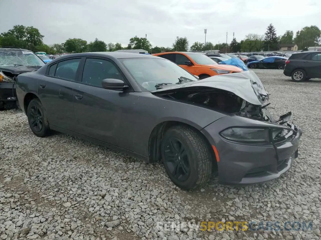 4 Photograph of a damaged car 2C3CDXBG2NH179296 DODGE CHARGER 2022