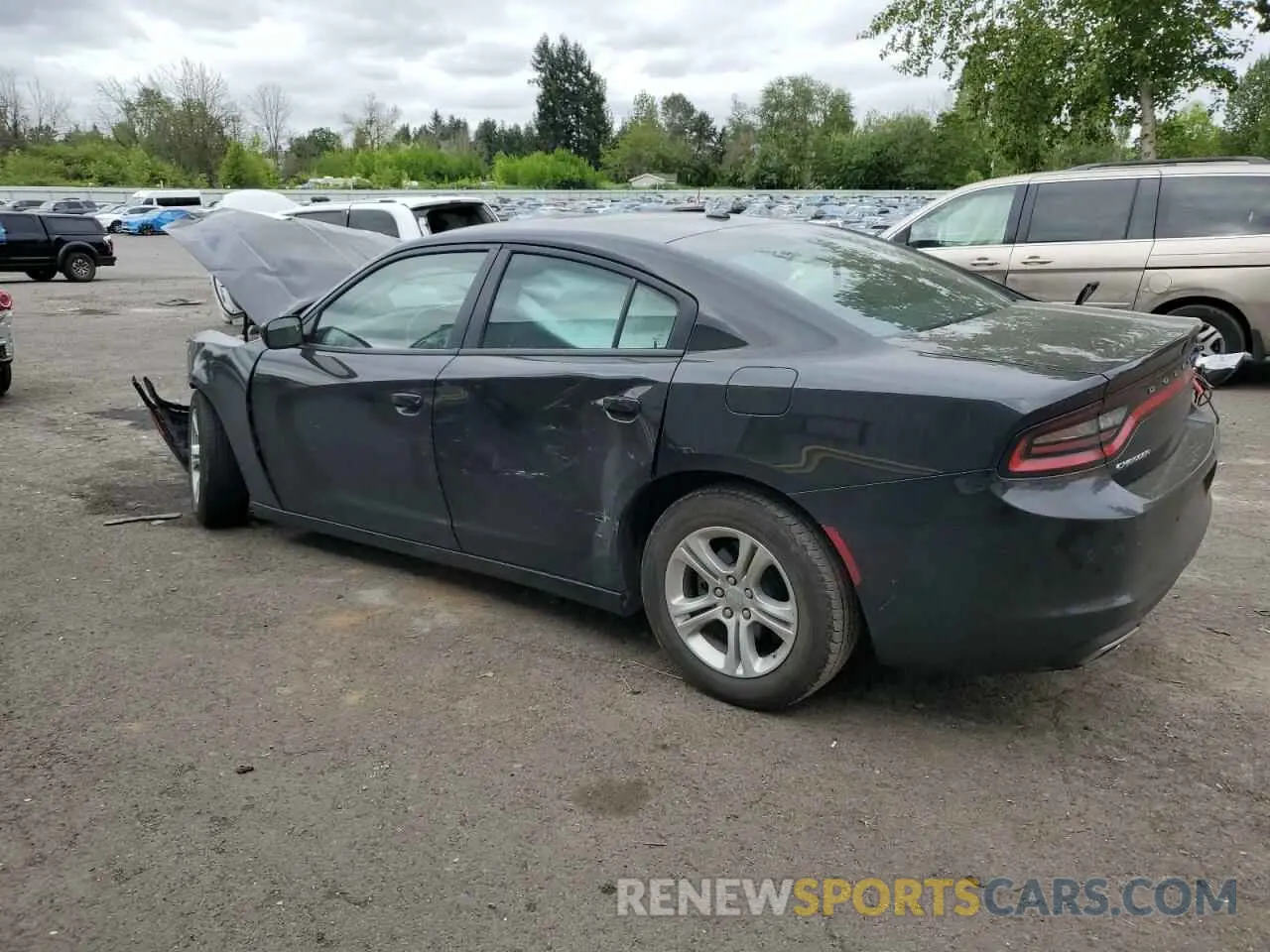 2 Photograph of a damaged car 2C3CDXBG2NH196602 DODGE CHARGER 2022