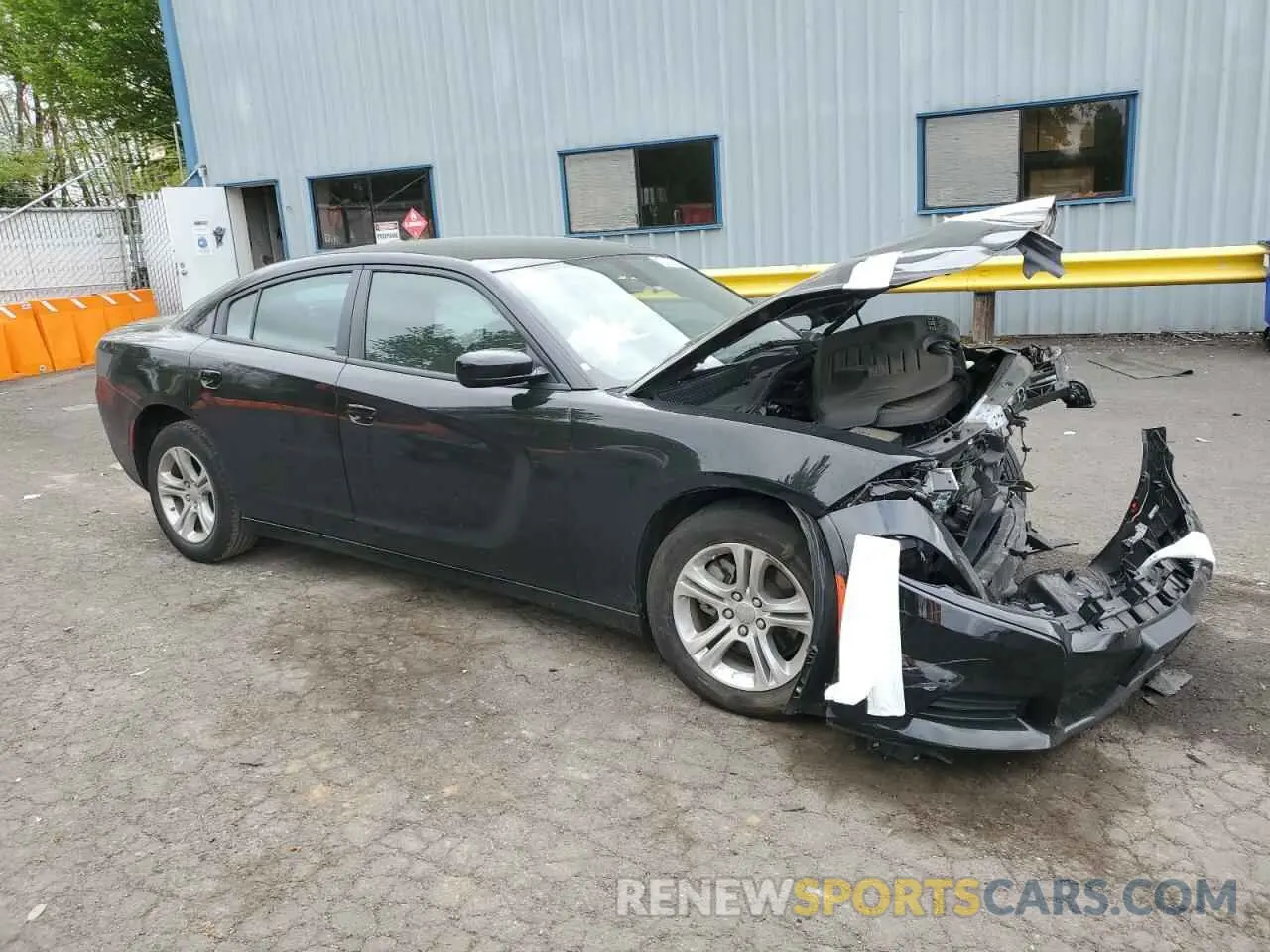 4 Photograph of a damaged car 2C3CDXBG2NH196602 DODGE CHARGER 2022