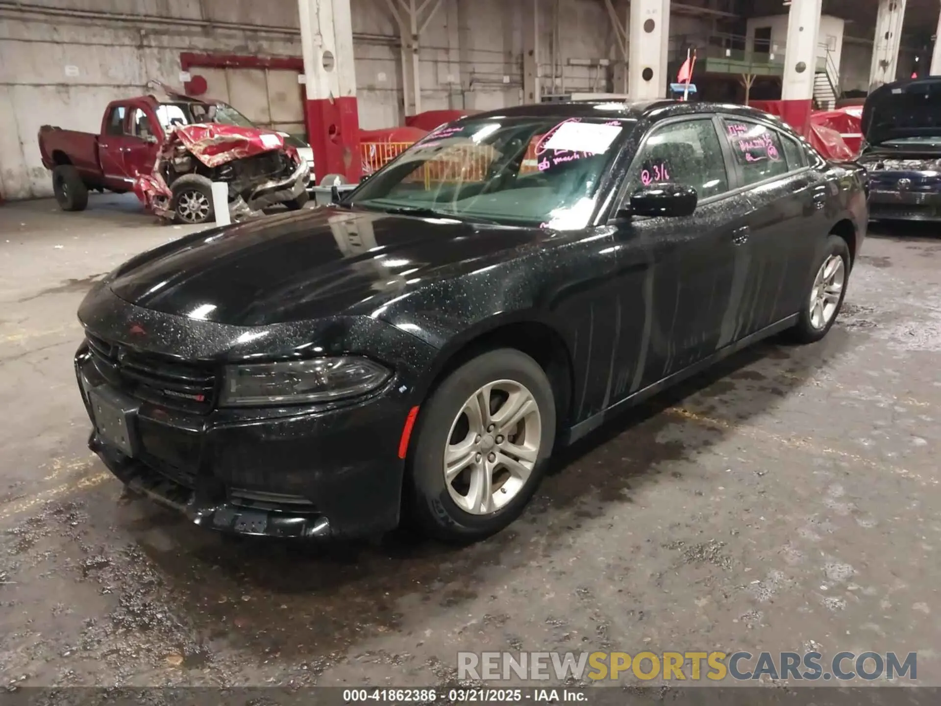 2 Photograph of a damaged car 2C3CDXBG2NH197314 DODGE CHARGER 2022