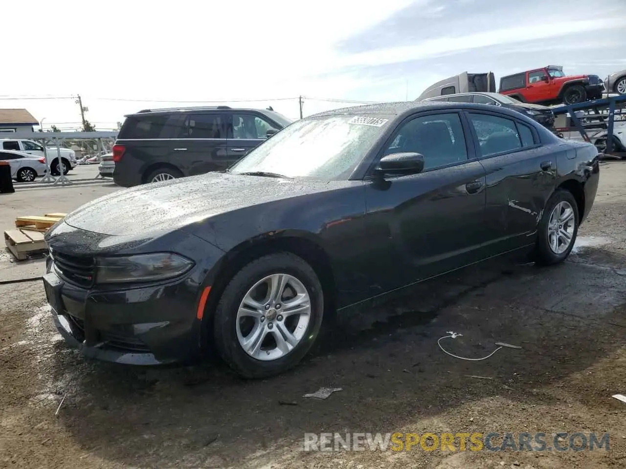 1 Photograph of a damaged car 2C3CDXBG2NH212541 DODGE CHARGER 2022