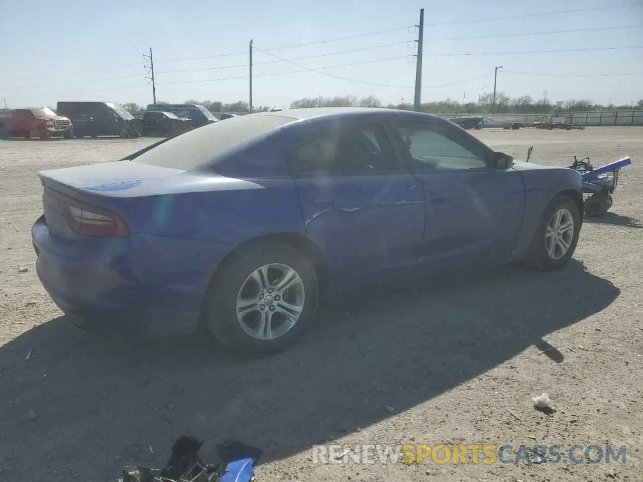 3 Photograph of a damaged car 2C3CDXBG2NH217237 DODGE CHARGER 2022