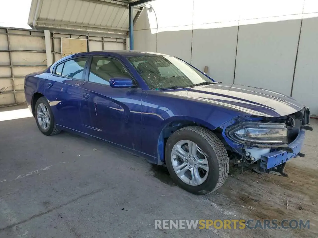 4 Photograph of a damaged car 2C3CDXBG2NH231476 DODGE CHARGER 2022