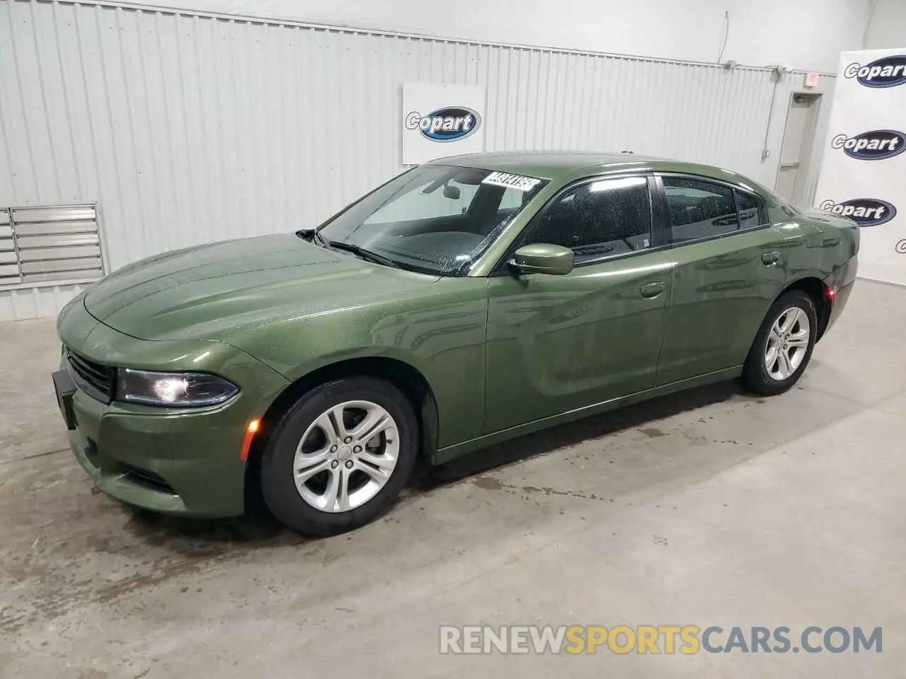 1 Photograph of a damaged car 2C3CDXBG3NH110262 DODGE CHARGER 2022