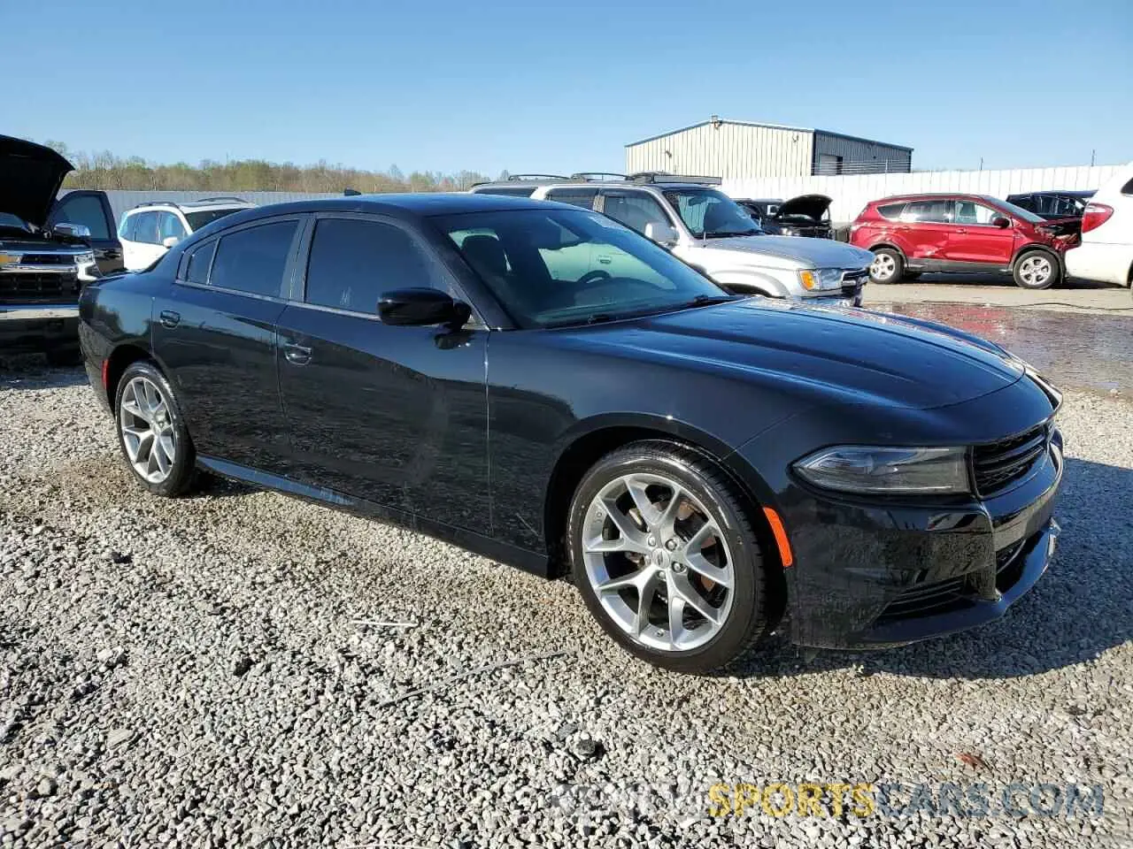 4 Photograph of a damaged car 2C3CDXBG3NH202732 DODGE CHARGER 2022
