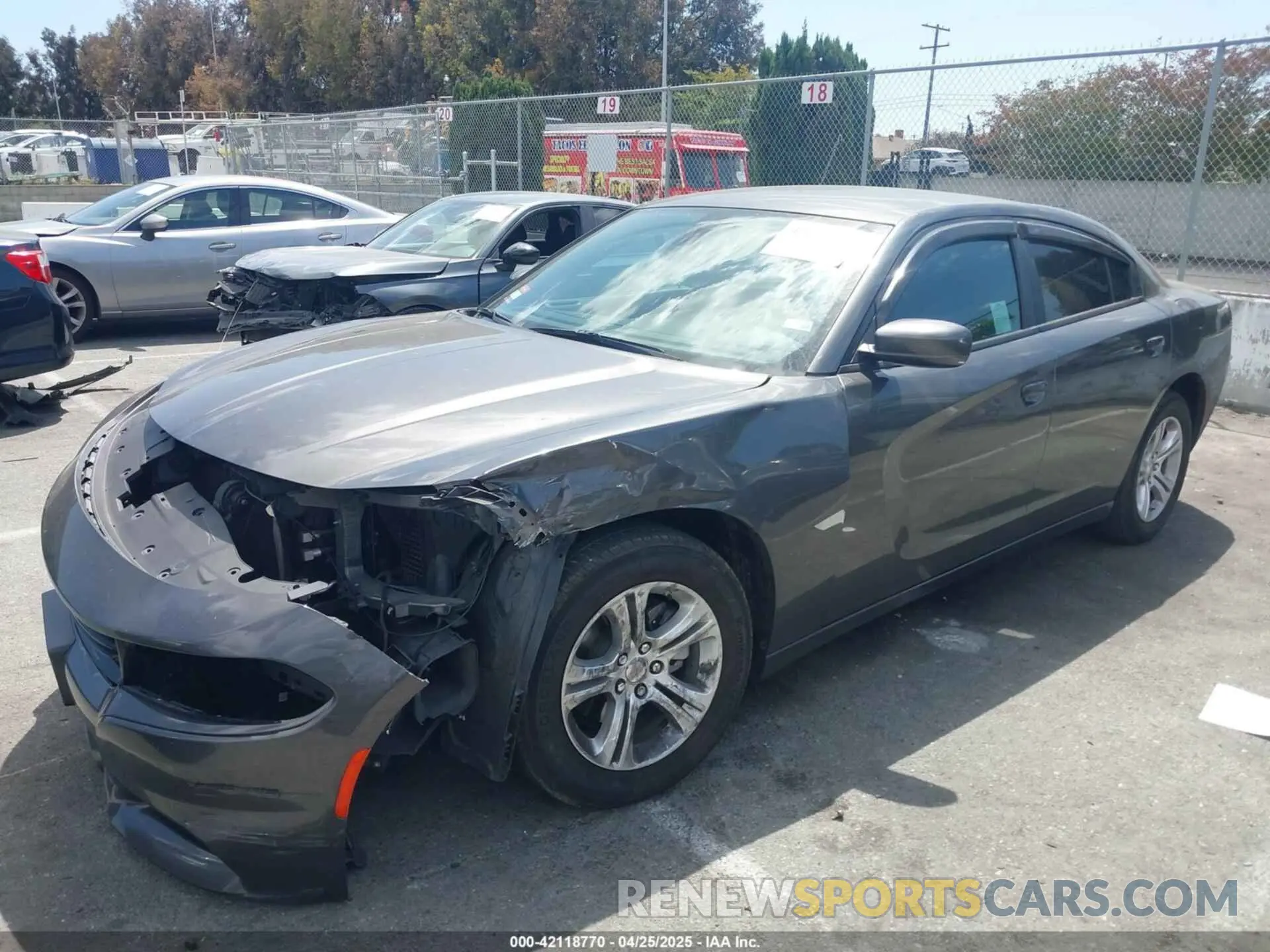 2 Photograph of a damaged car 2C3CDXBG3NH208949 DODGE CHARGER 2022