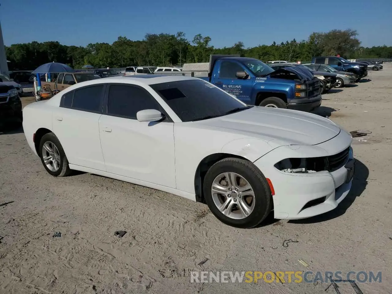 4 Photograph of a damaged car 2C3CDXBG3NH212953 DODGE CHARGER 2022