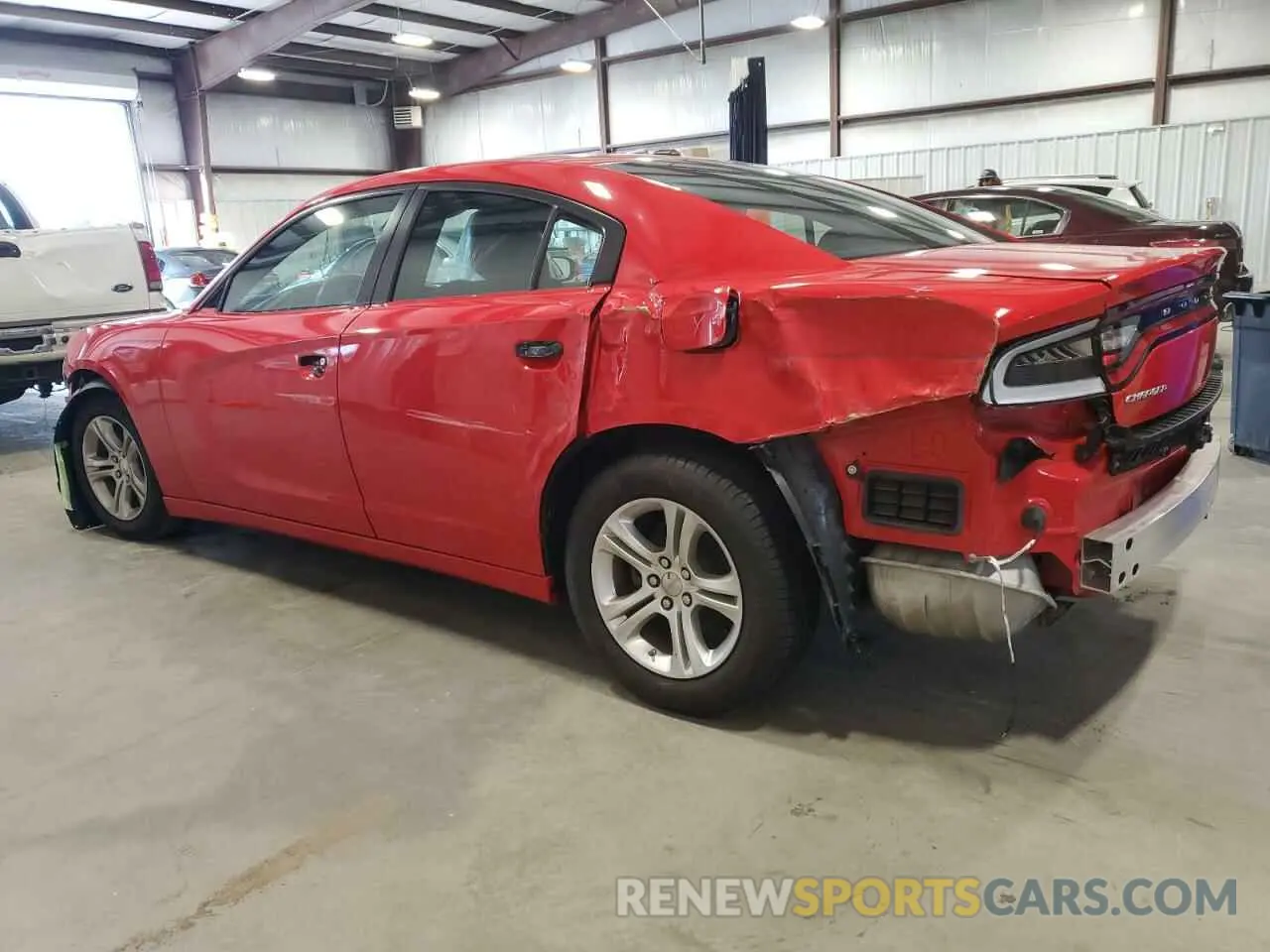 2 Photograph of a damaged car 2C3CDXBG3NH234693 DODGE CHARGER 2022