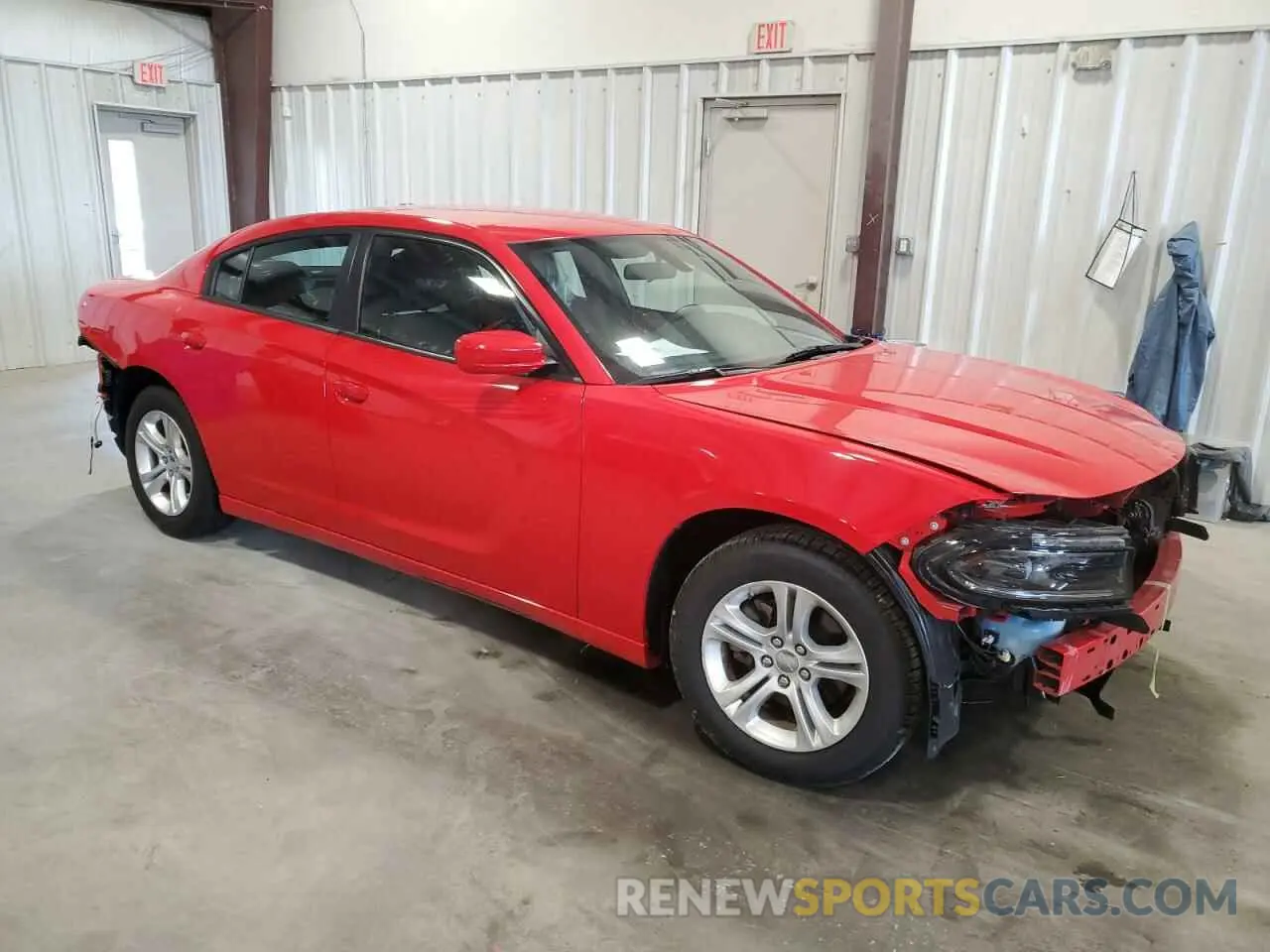4 Photograph of a damaged car 2C3CDXBG3NH234693 DODGE CHARGER 2022