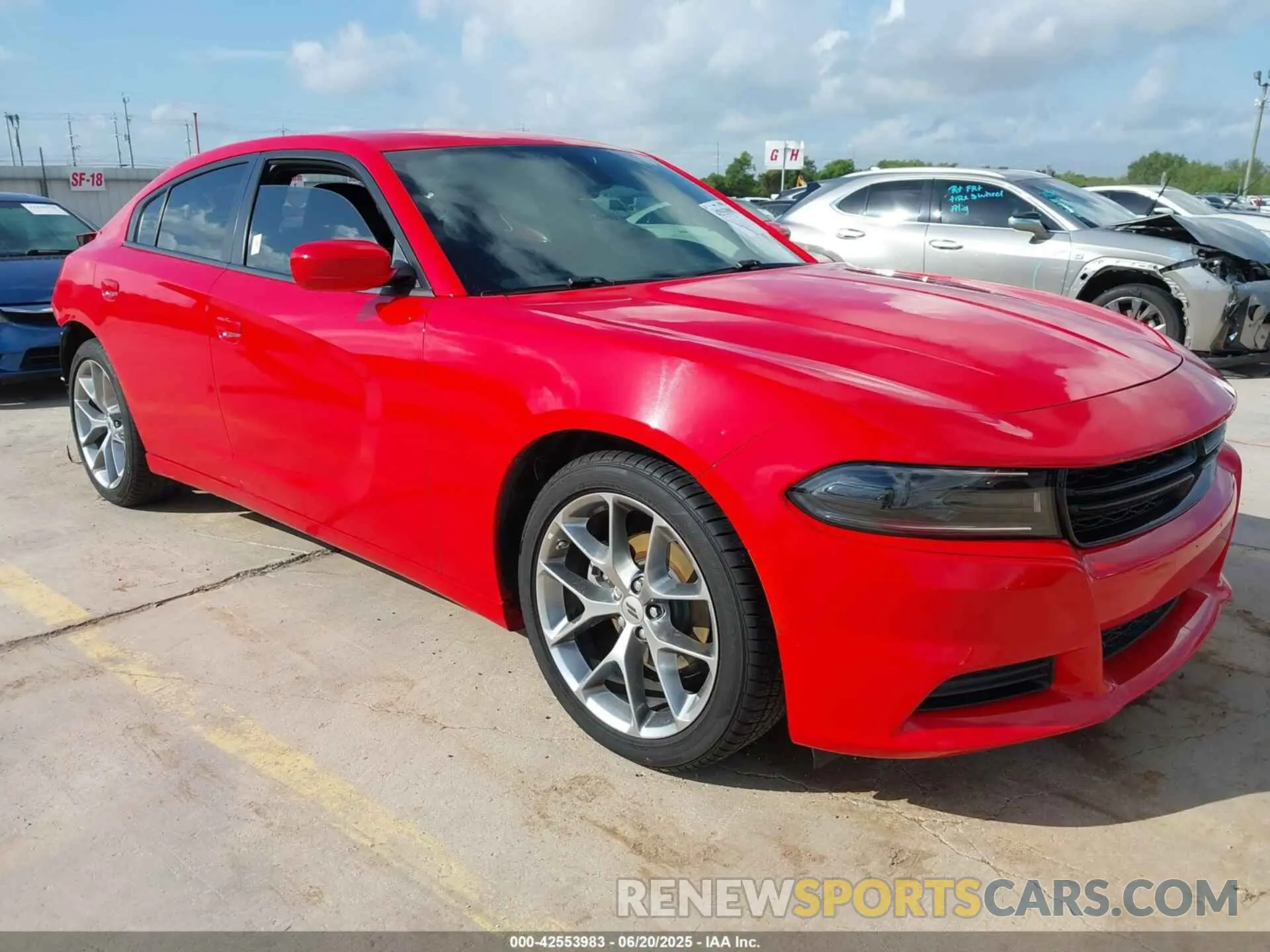 1 Photograph of a damaged car 2C3CDXBG3NH243636 DODGE CHARGER 2022