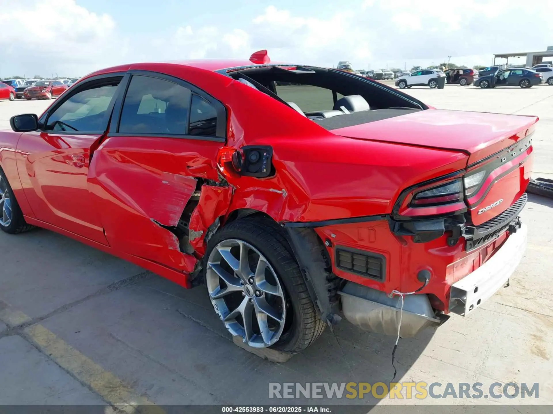 17 Photograph of a damaged car 2C3CDXBG3NH243636 DODGE CHARGER 2022
