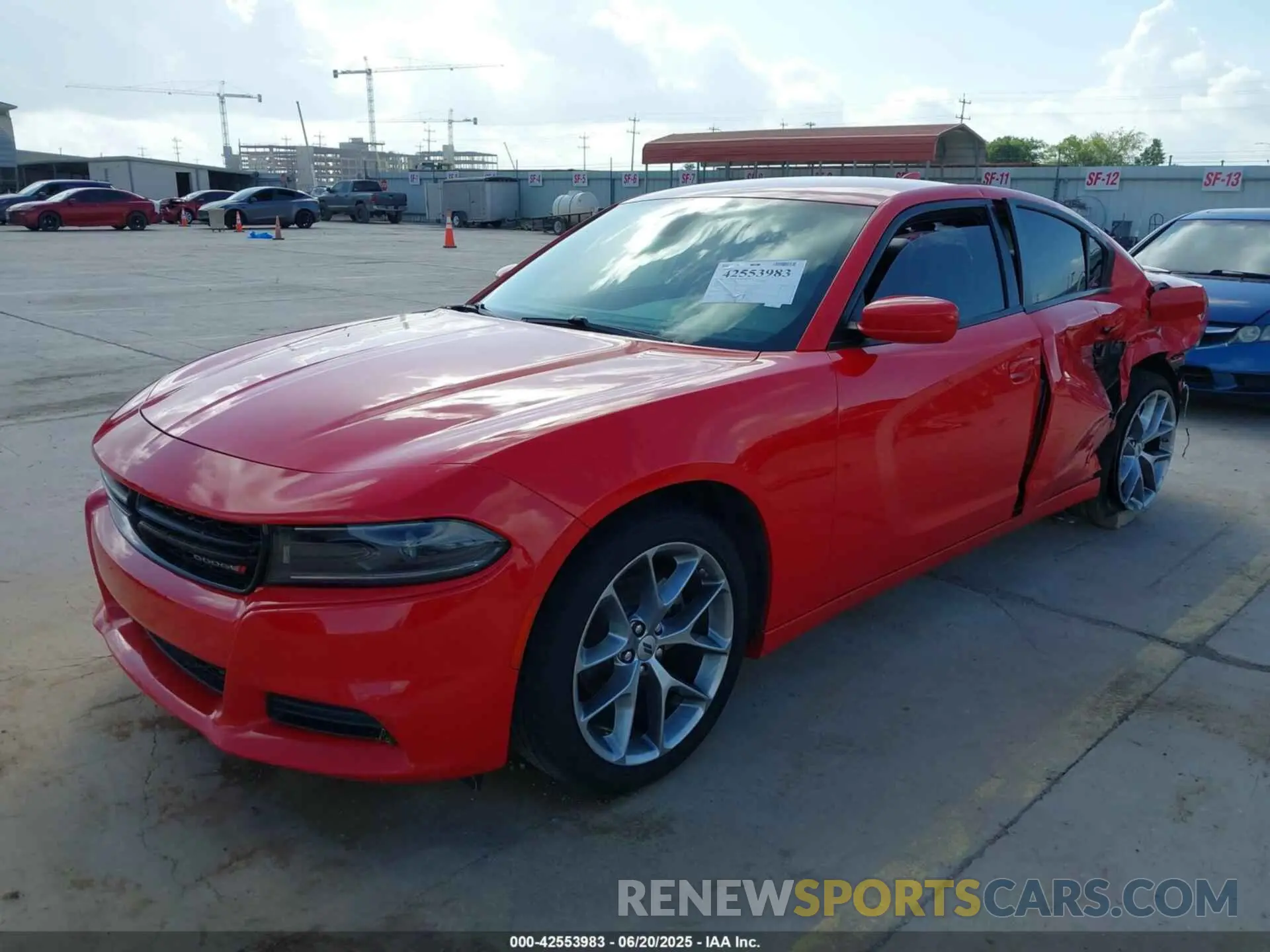 2 Photograph of a damaged car 2C3CDXBG3NH243636 DODGE CHARGER 2022
