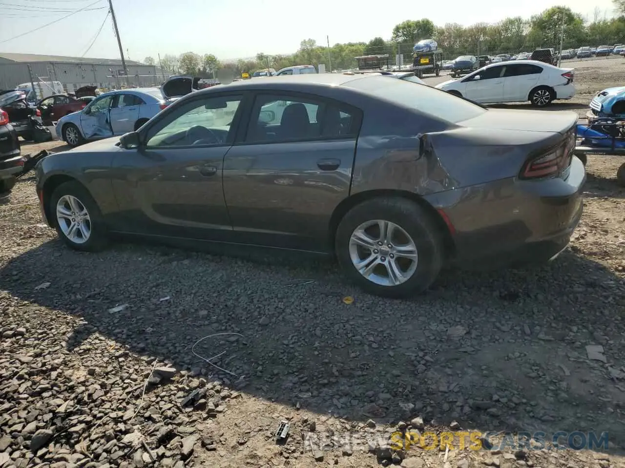 2 Photograph of a damaged car 2C3CDXBG3NH255298 DODGE CHARGER 2022