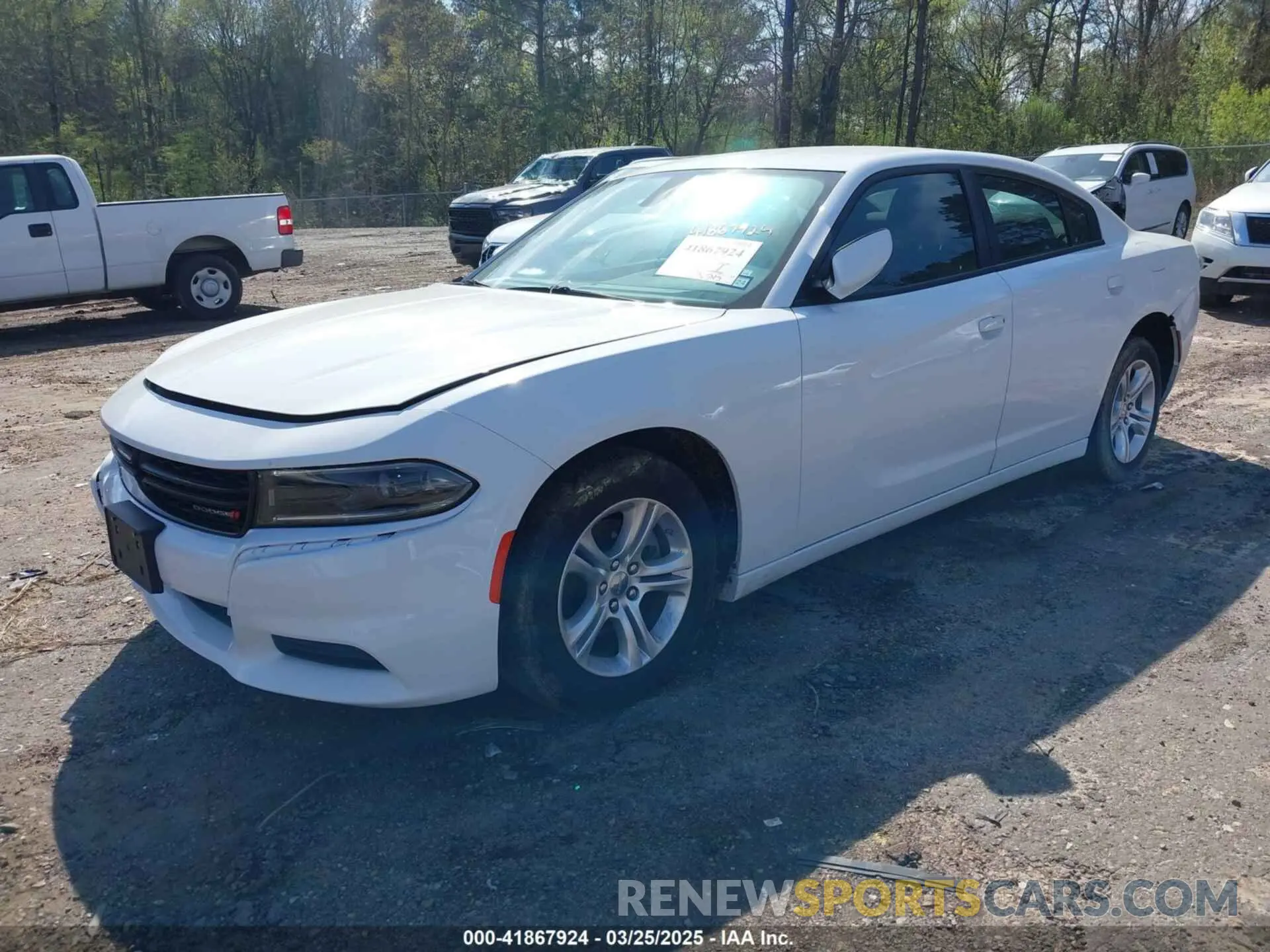 2 Photograph of a damaged car 2C3CDXBG3NH255673 DODGE CHARGER 2022