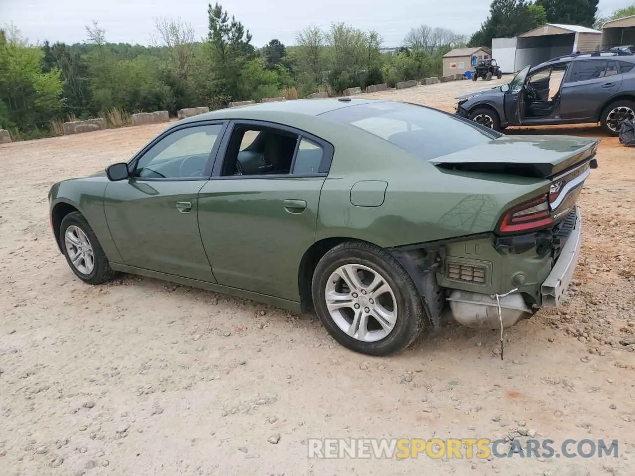 2 Photograph of a damaged car 2C3CDXBG3NH255821 DODGE CHARGER 2022