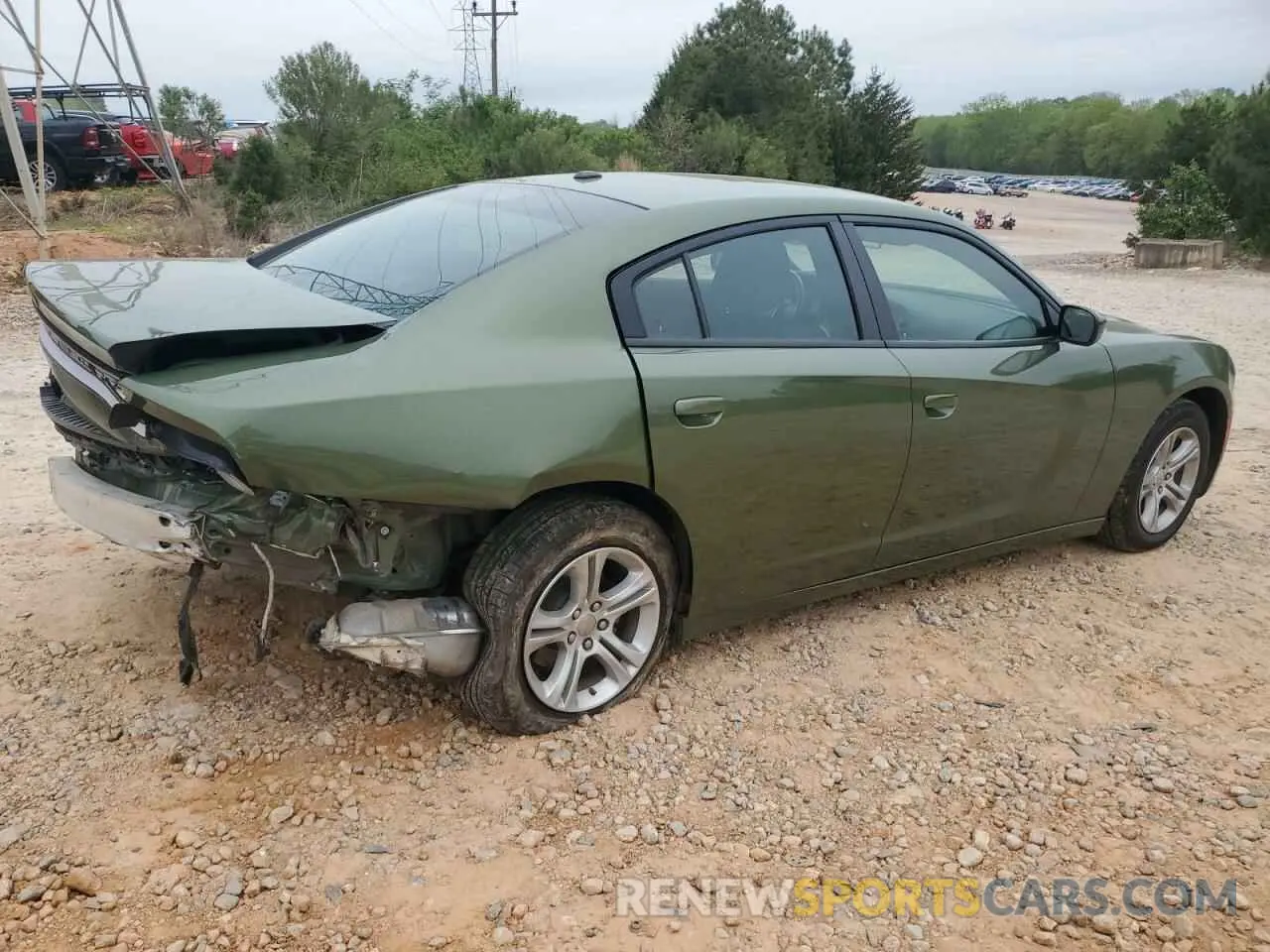 3 Photograph of a damaged car 2C3CDXBG3NH255821 DODGE CHARGER 2022