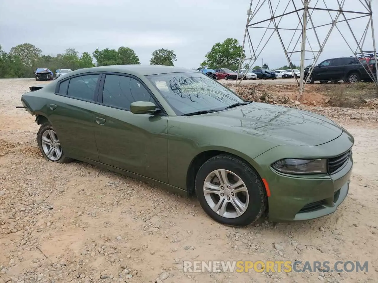 4 Photograph of a damaged car 2C3CDXBG3NH255821 DODGE CHARGER 2022