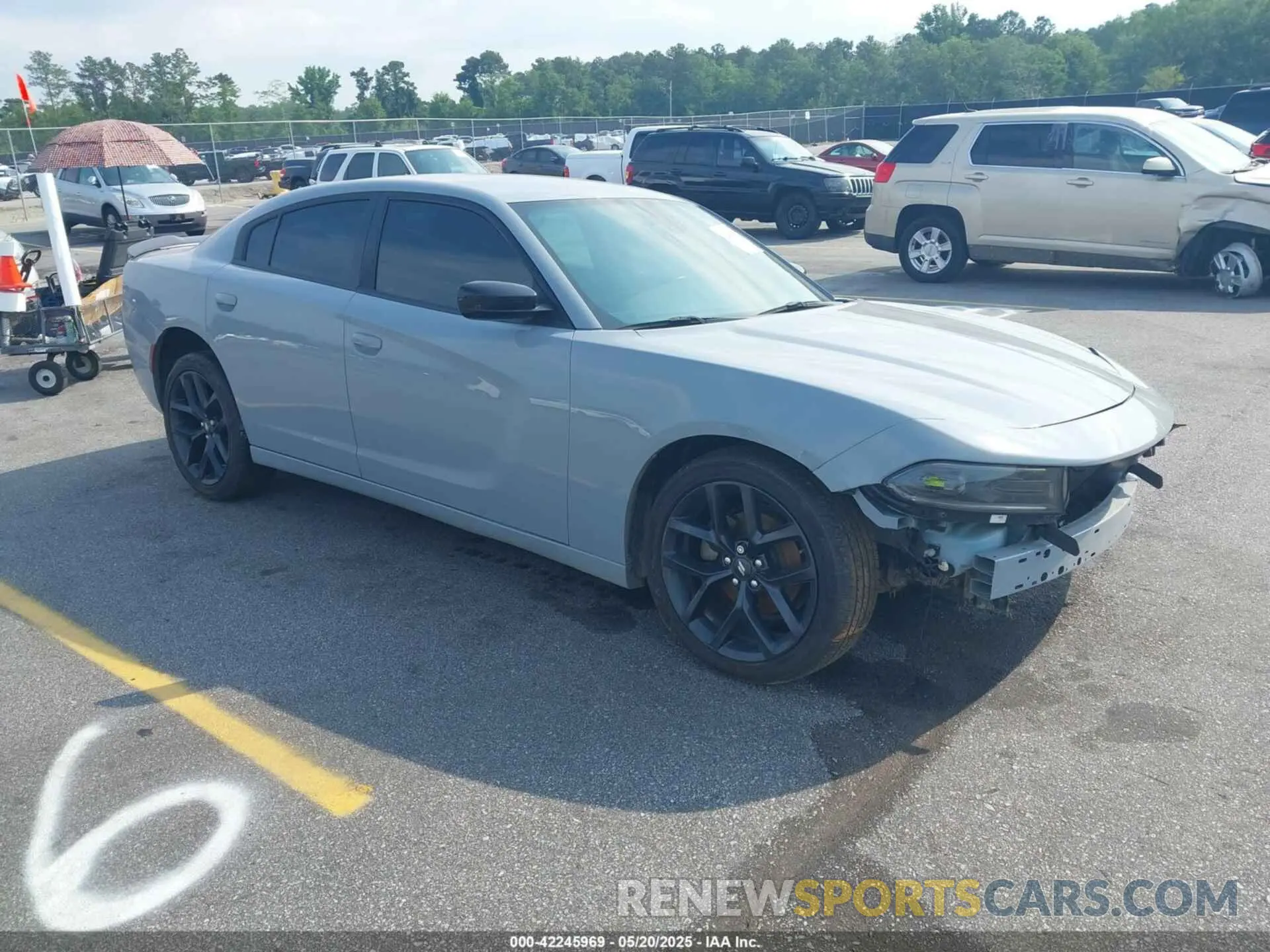 1 Photograph of a damaged car 2C3CDXBG4NH115275 DODGE CHARGER 2022