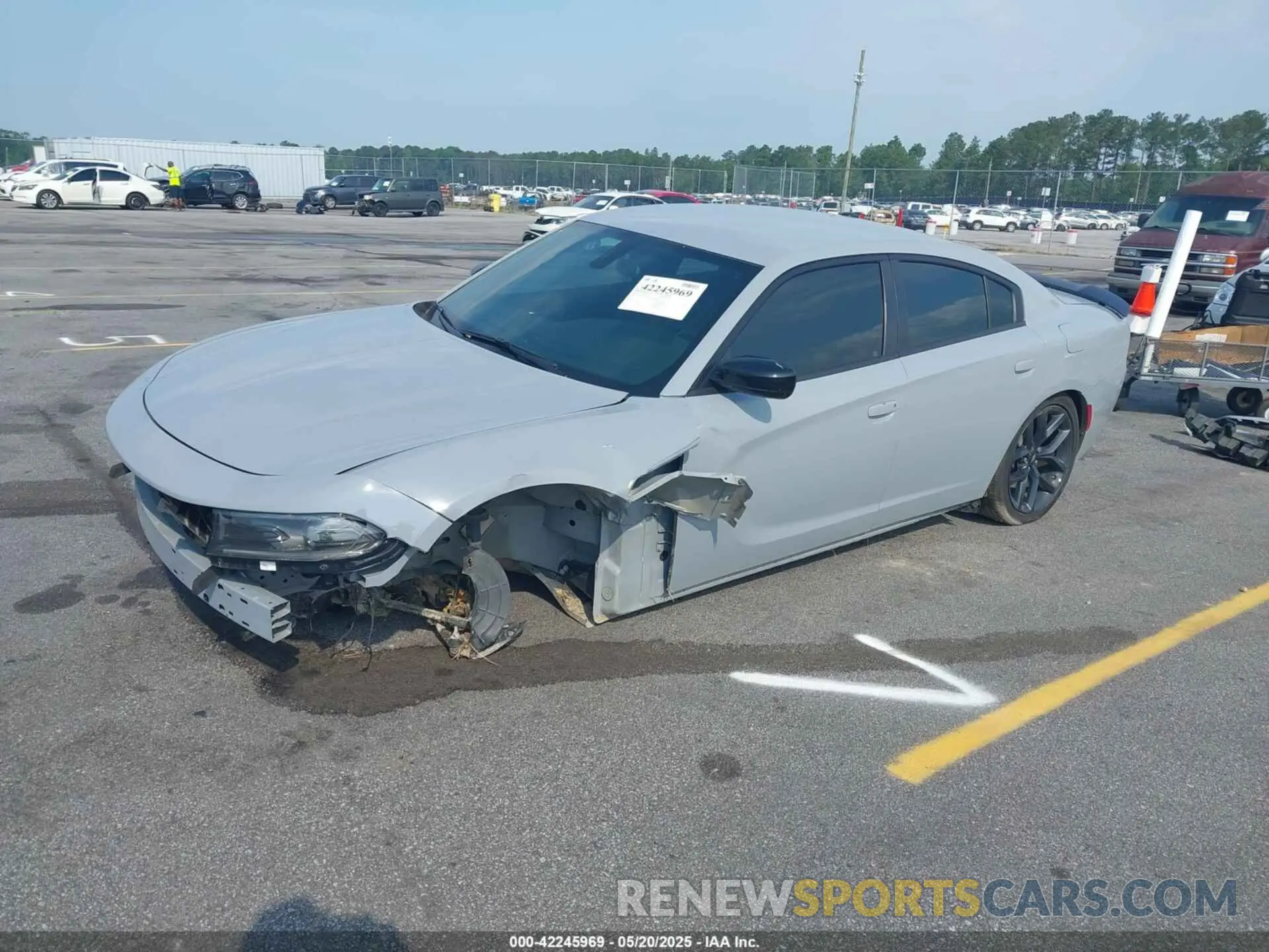 2 Photograph of a damaged car 2C3CDXBG4NH115275 DODGE CHARGER 2022