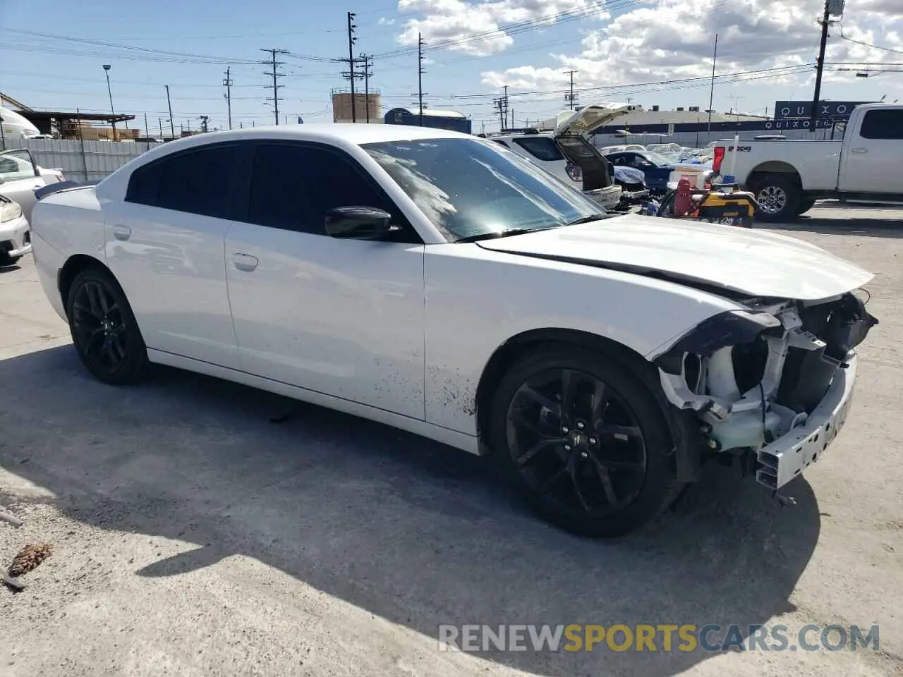 4 Photograph of a damaged car 2C3CDXBG4NH161771 DODGE CHARGER 2022