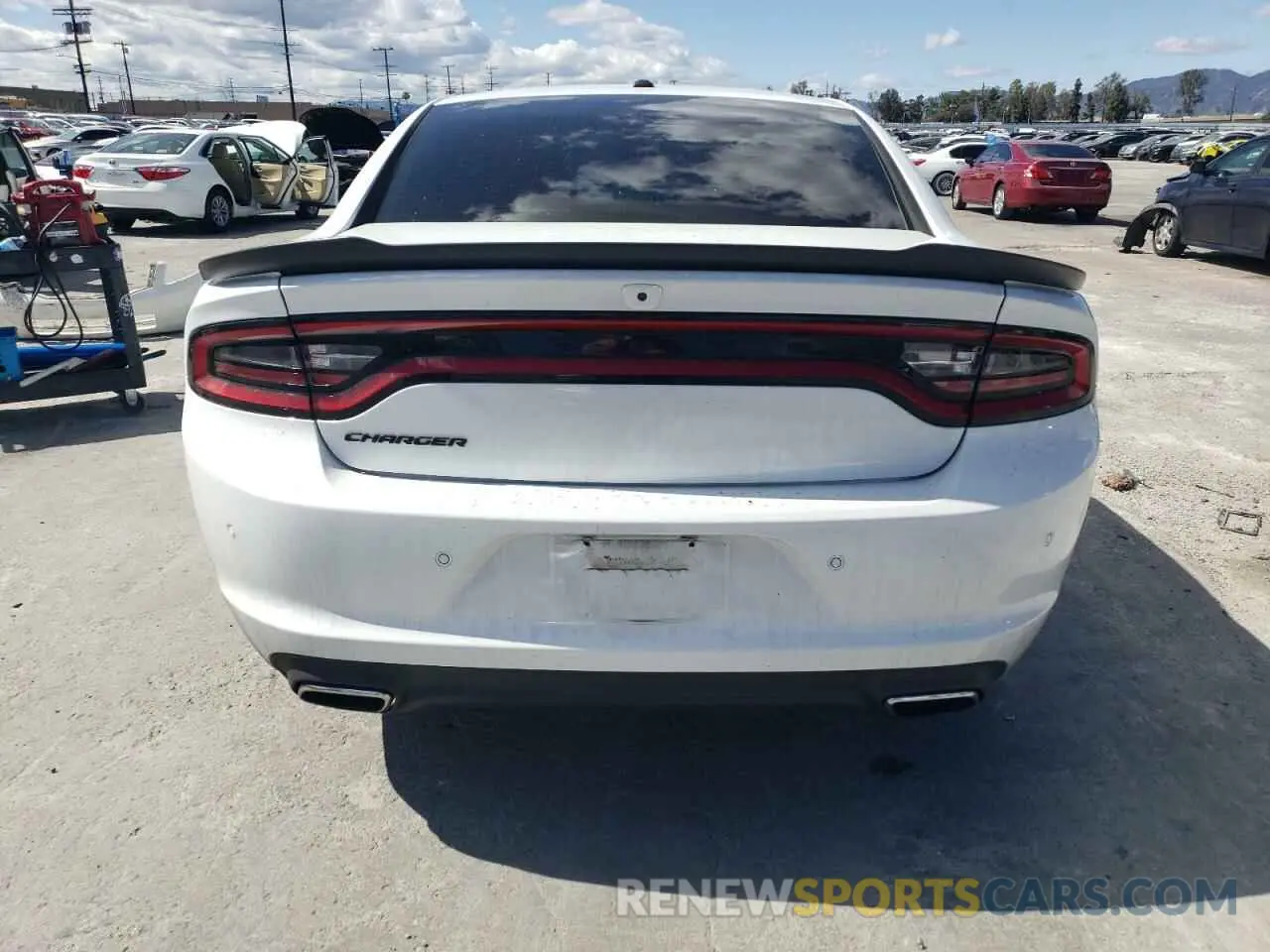 6 Photograph of a damaged car 2C3CDXBG4NH161771 DODGE CHARGER 2022