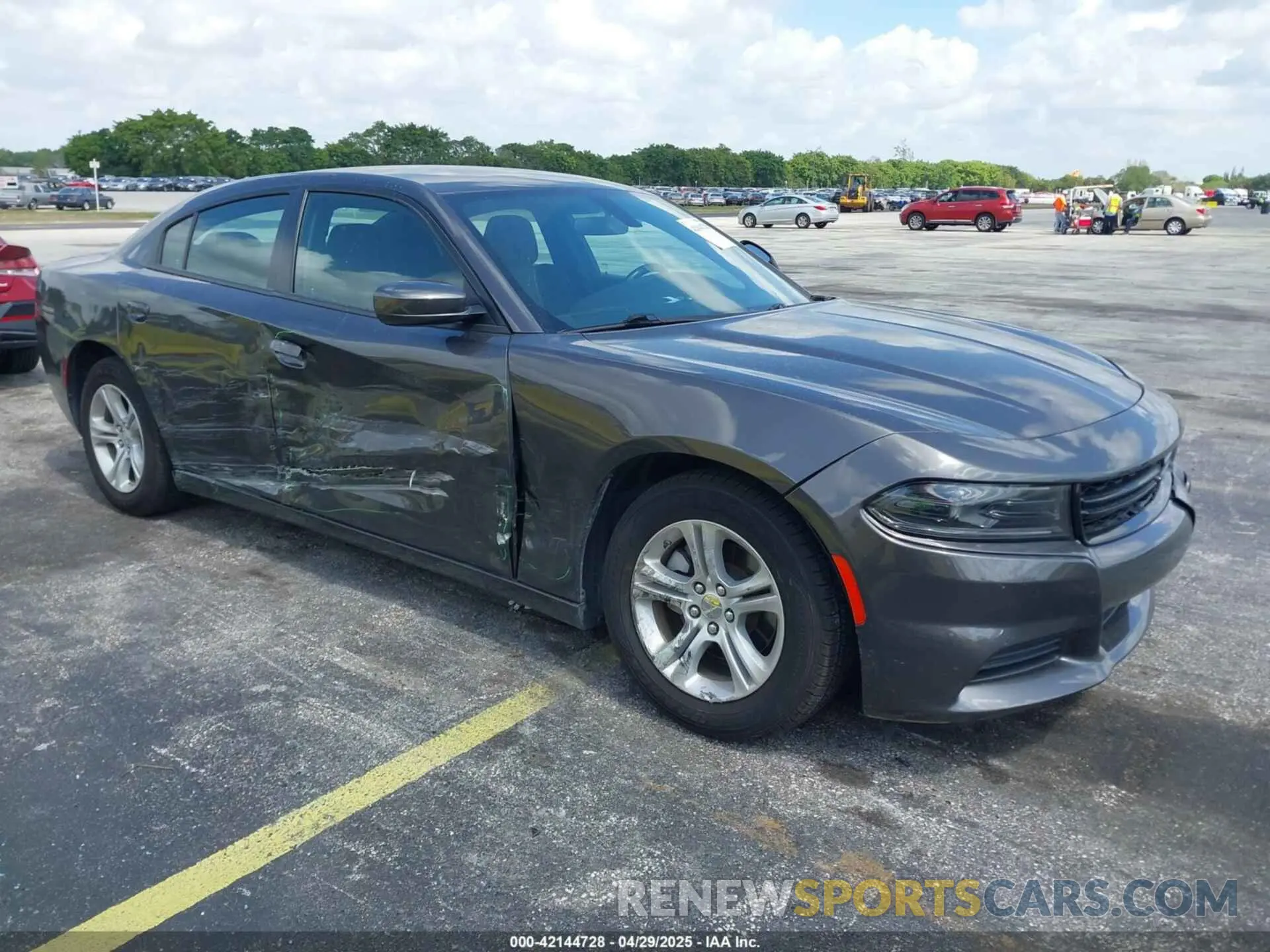 1 Photograph of a damaged car 2C3CDXBG4NH248389 DODGE CHARGER 2022