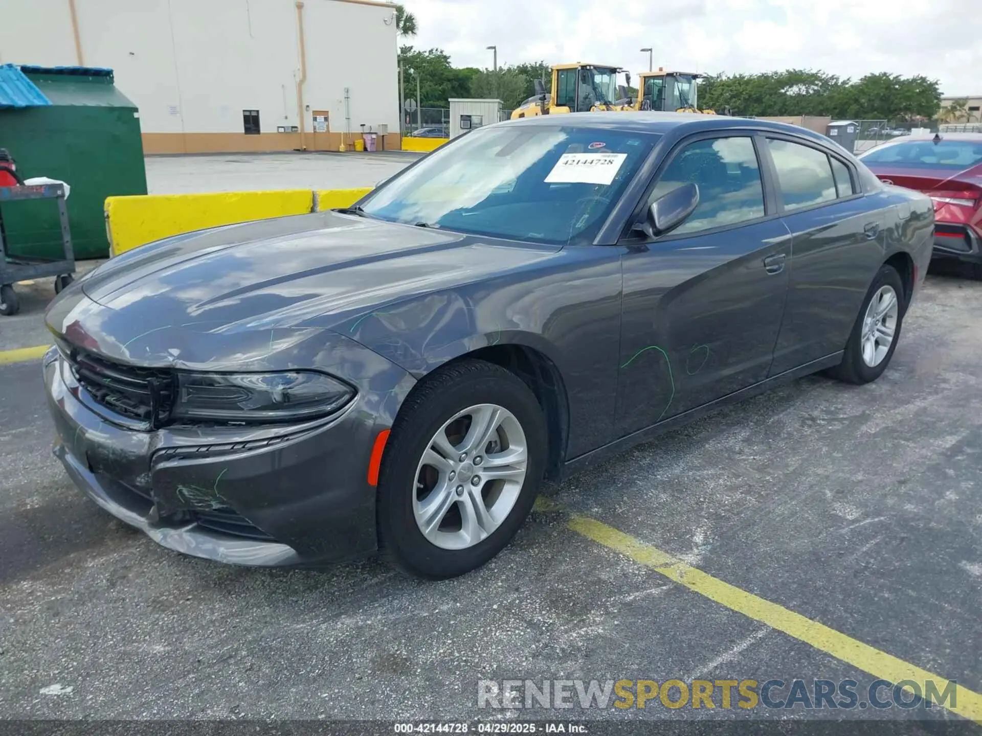 2 Photograph of a damaged car 2C3CDXBG4NH248389 DODGE CHARGER 2022