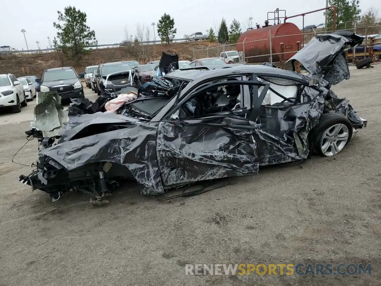 1 Photograph of a damaged car 2C3CDXBG5NH188977 DODGE CHARGER 2022