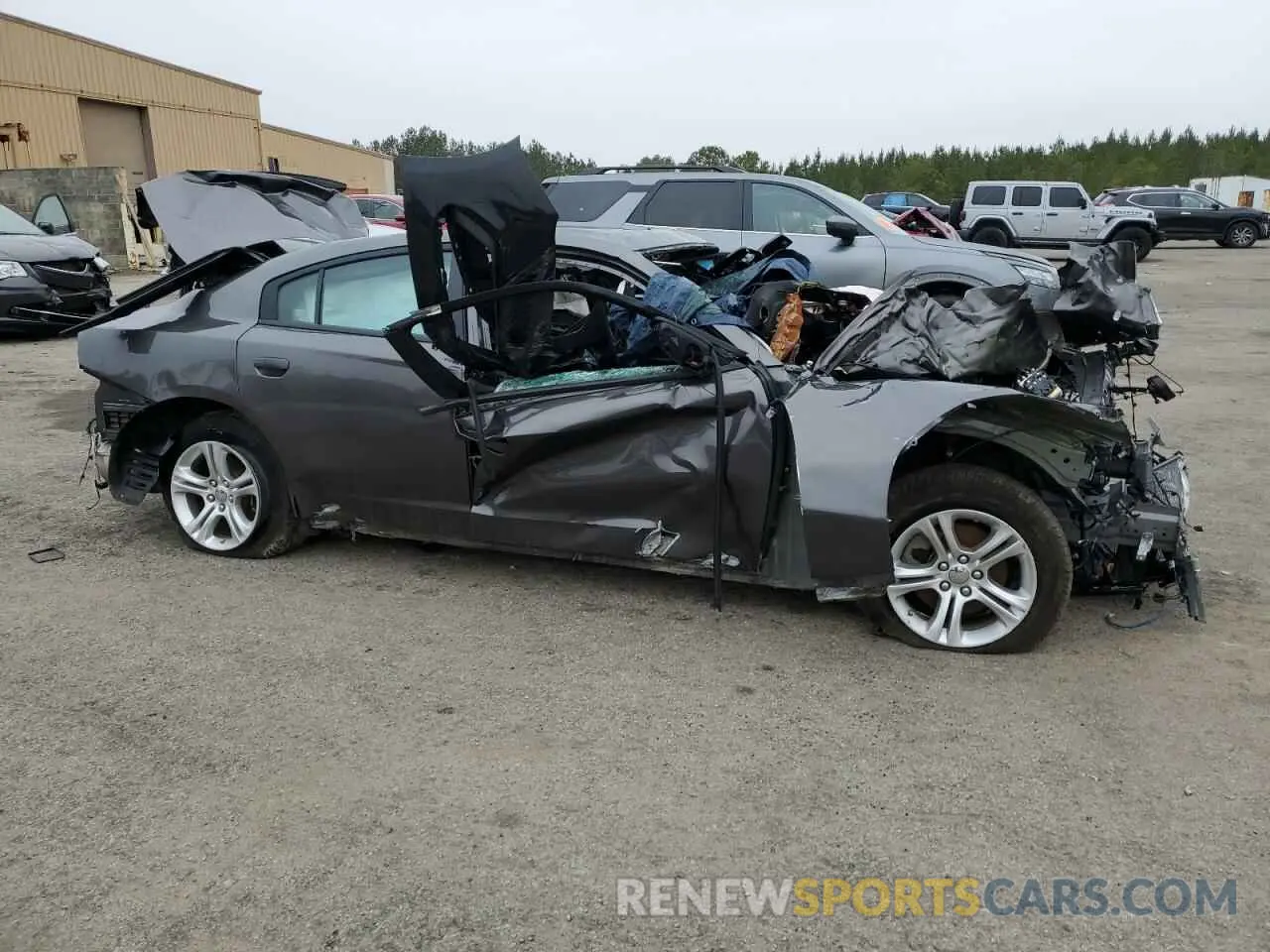 4 Photograph of a damaged car 2C3CDXBG5NH188977 DODGE CHARGER 2022