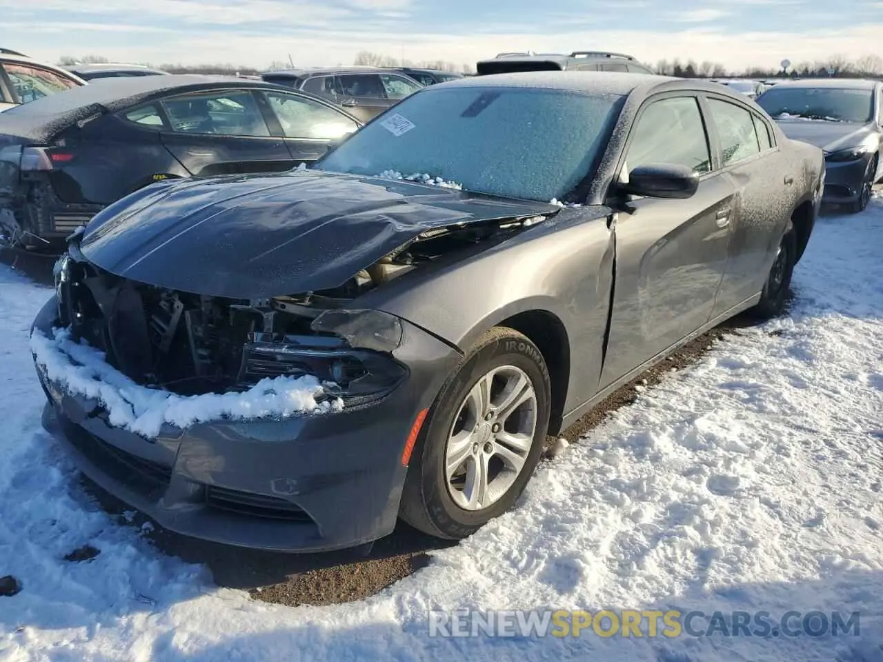 1 Photograph of a damaged car 2C3CDXBG5NH217183 DODGE CHARGER 2022