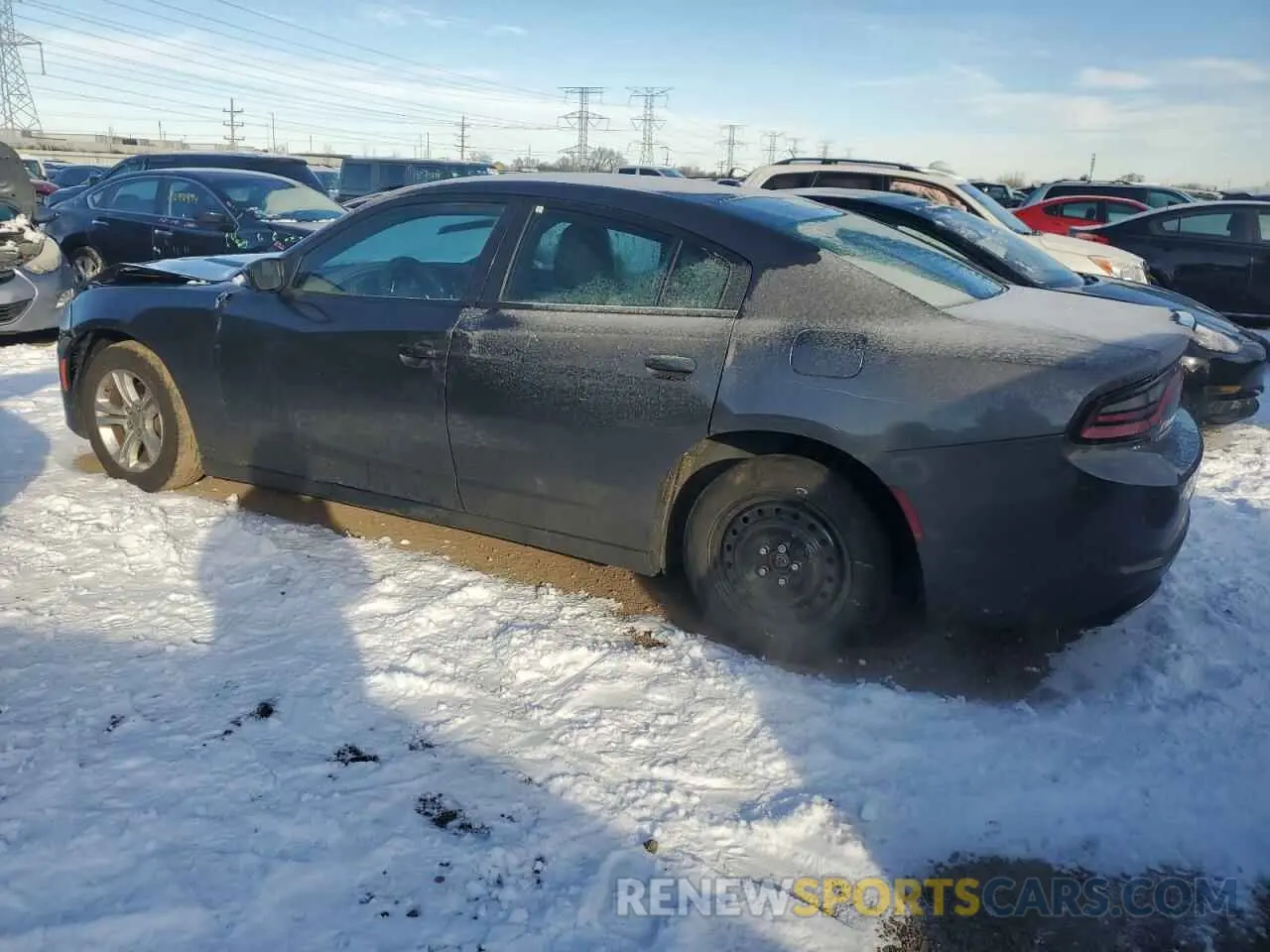 2 Photograph of a damaged car 2C3CDXBG5NH217183 DODGE CHARGER 2022
