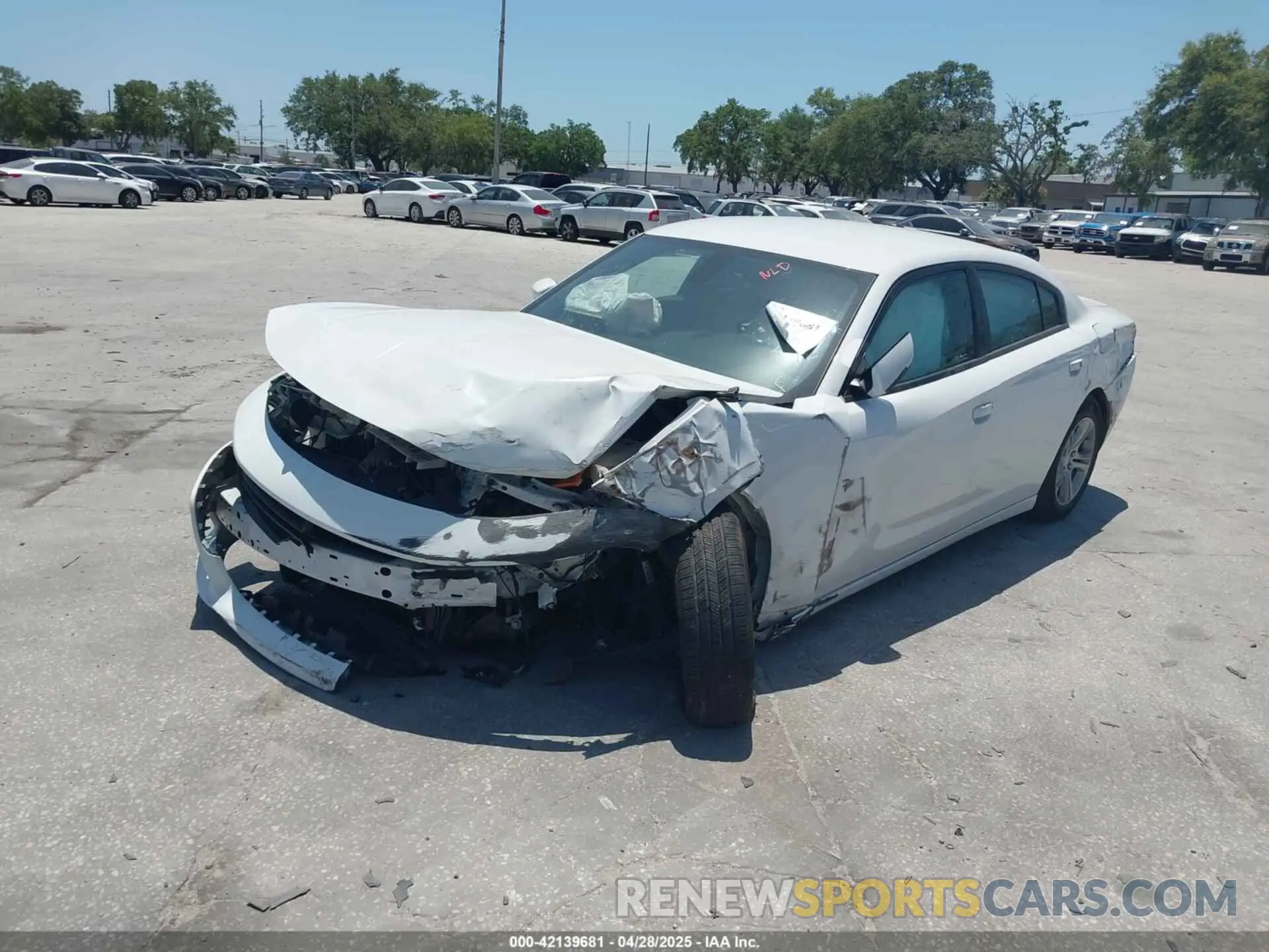 6 Photograph of a damaged car 2C3CDXBG5NH224506 DODGE CHARGER 2022