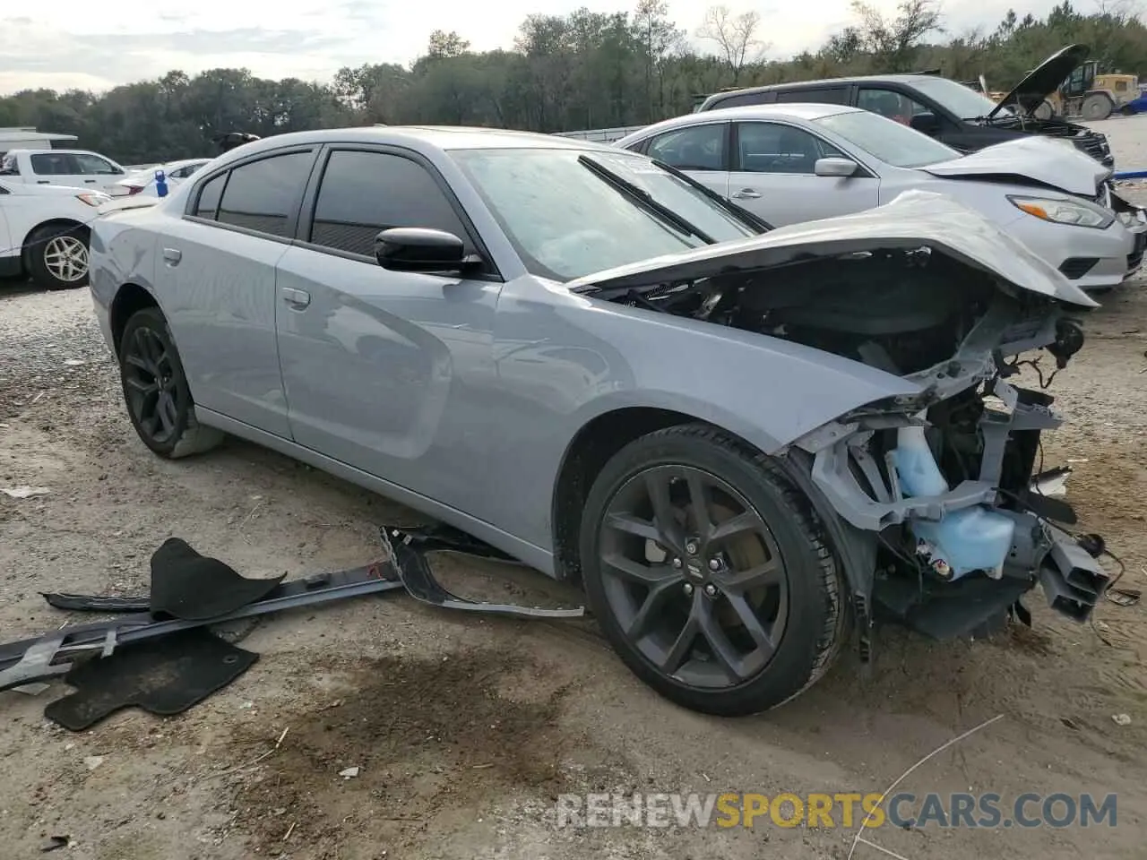 4 Photograph of a damaged car 2C3CDXBG5NH231276 DODGE CHARGER 2022