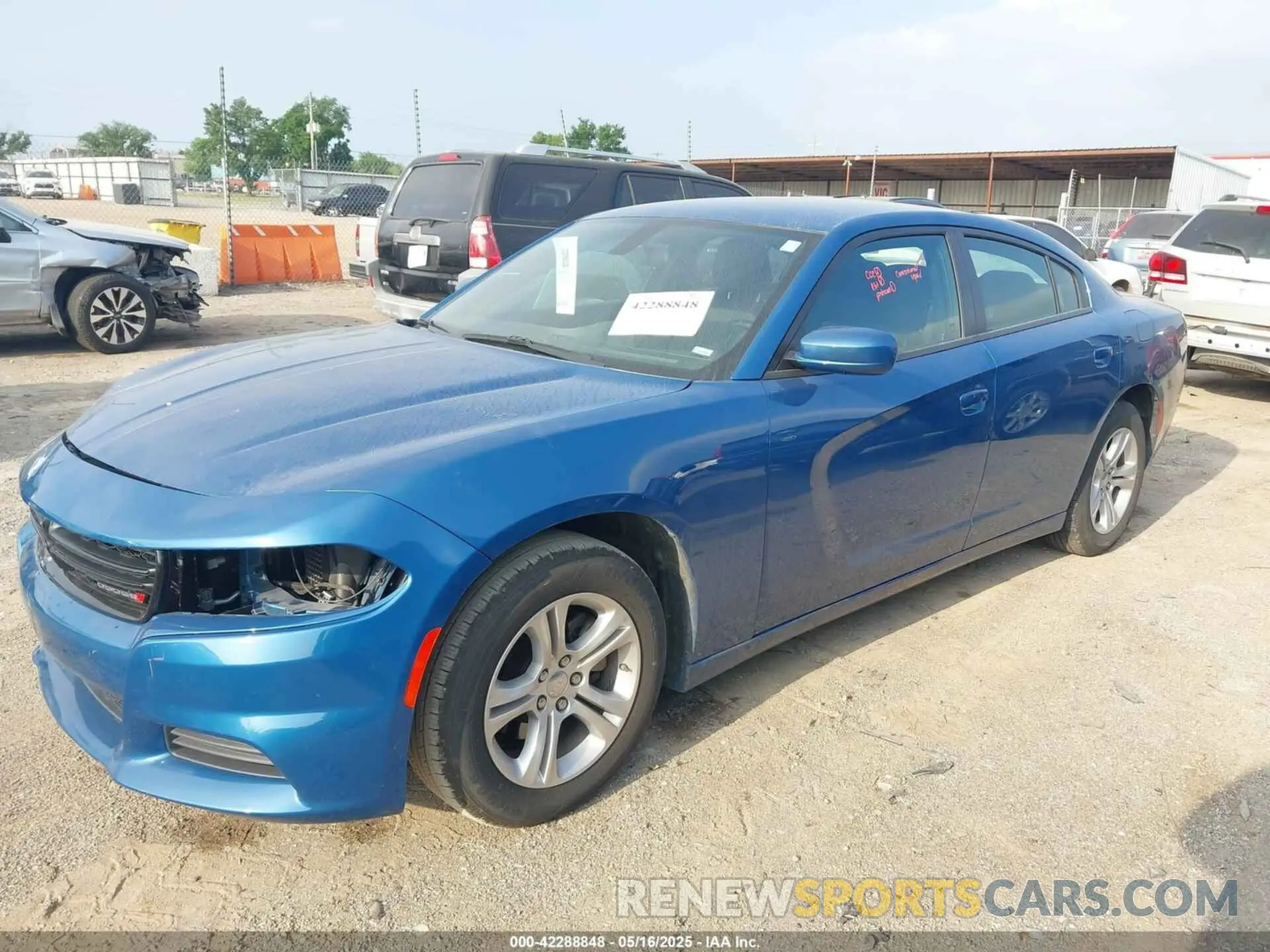 2 Photograph of a damaged car 2C3CDXBG5NH259076 DODGE CHARGER 2022