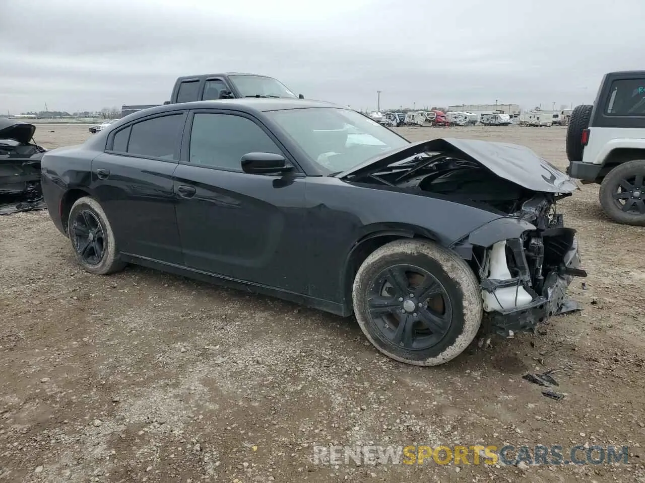 4 Photograph of a damaged car 2C3CDXBG6NH105945 DODGE CHARGER 2022
