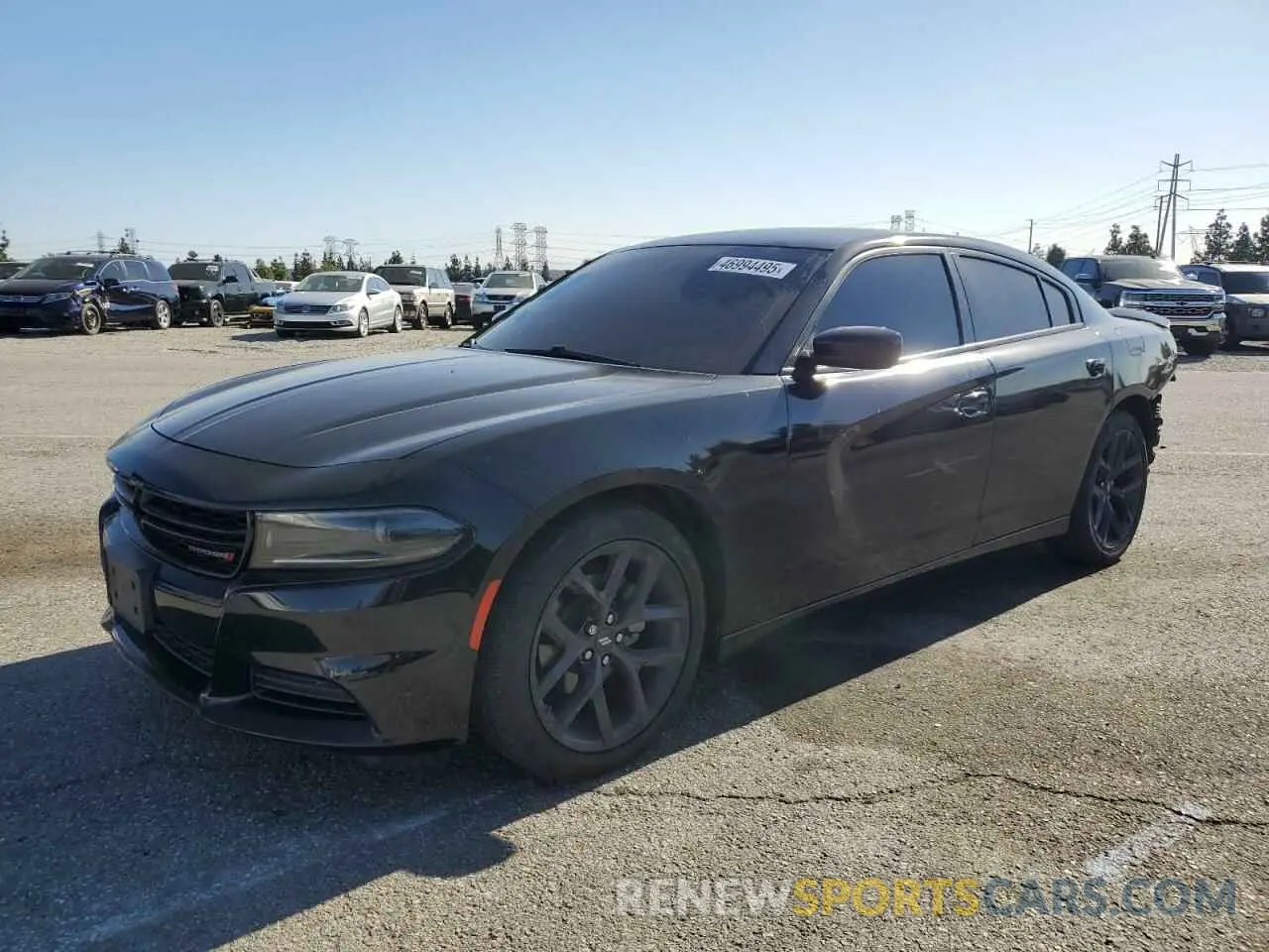 1 Photograph of a damaged car 2C3CDXBG6NH110708 DODGE CHARGER 2022