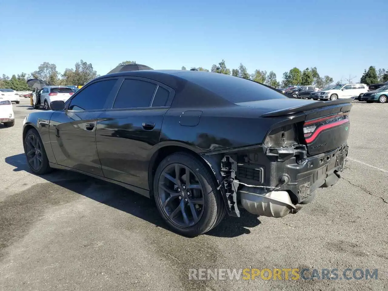 2 Photograph of a damaged car 2C3CDXBG6NH110708 DODGE CHARGER 2022