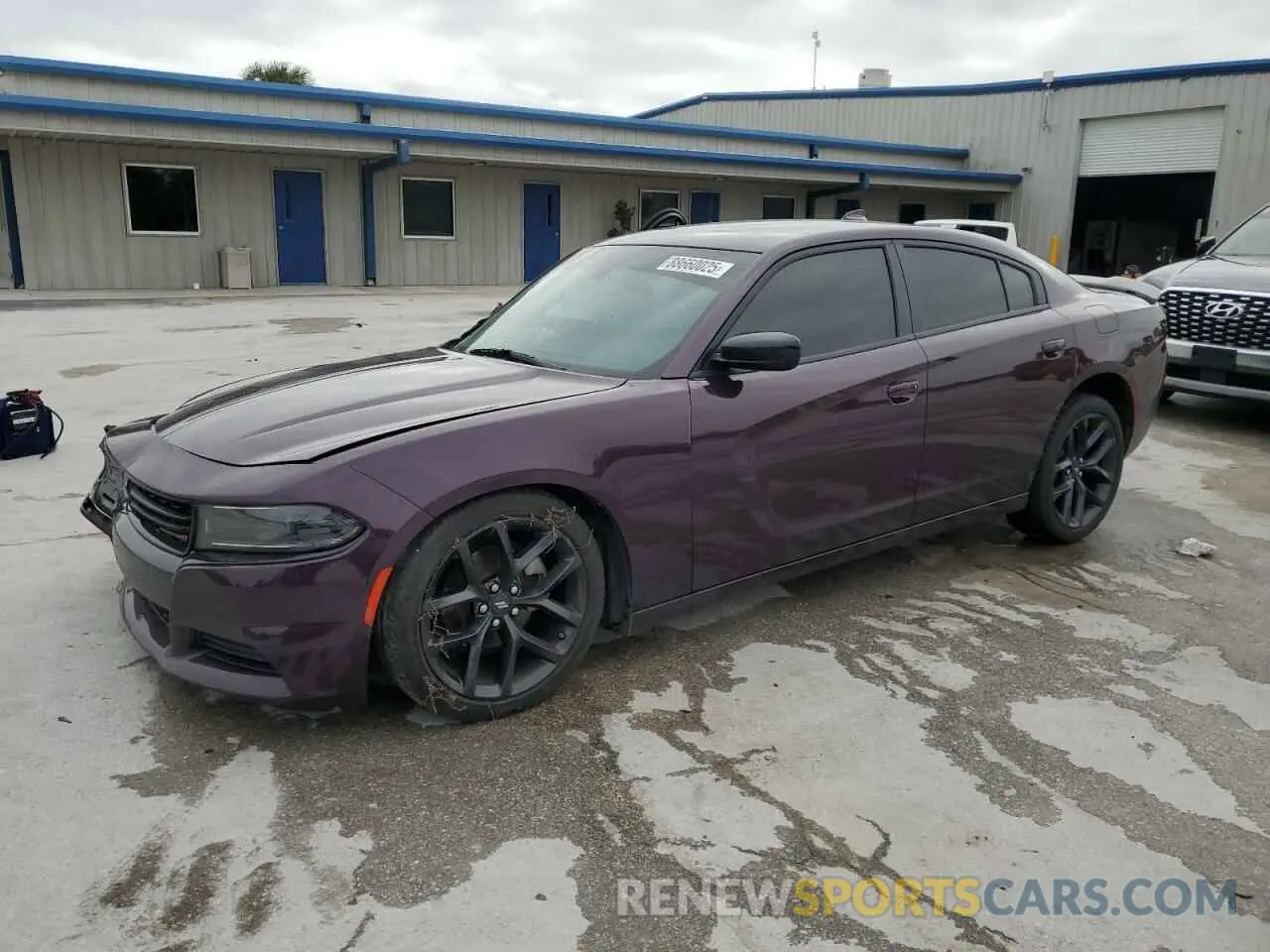 1 Photograph of a damaged car 2C3CDXBG6NH114919 DODGE CHARGER 2022