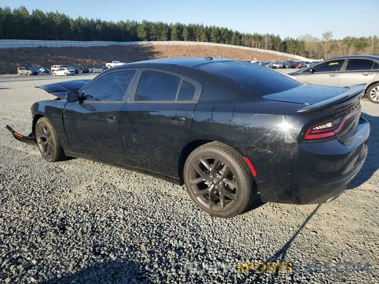 2 Photograph of a damaged car 2C3CDXBG6NH129940 DODGE CHARGER 2022
